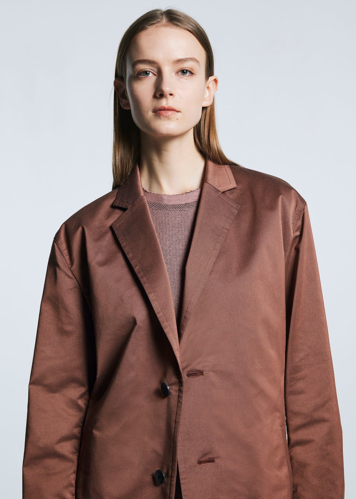 A model wears the A-POC ABLE ISSEY MIYAKE TYPE S 001 2 jacket.