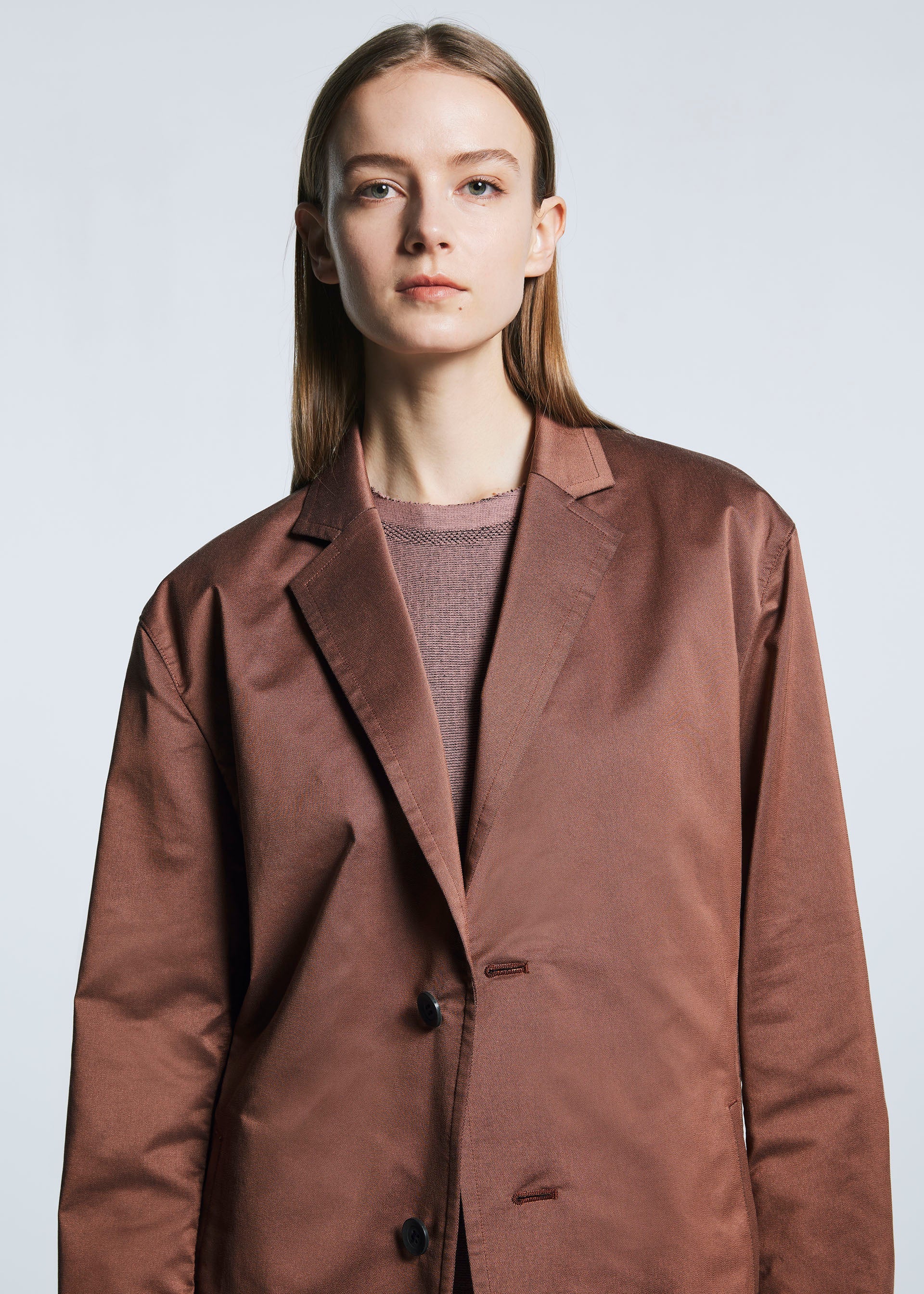 A model wears the A-POC ABLE ISSEY MIYAKE TYPE S 001 2 jacket.