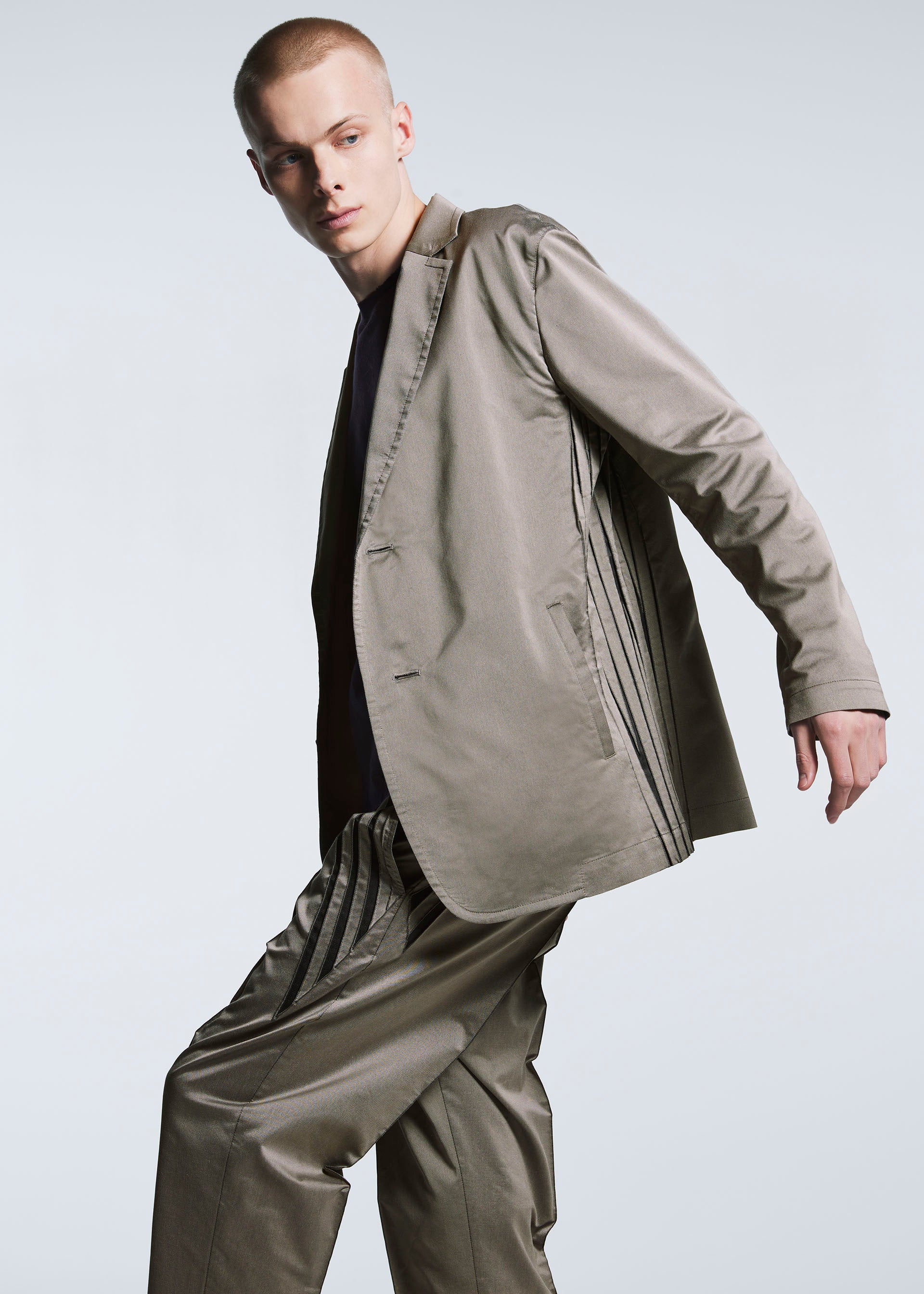 A model wears the A-POC ABLE ISSEY MIYAKE TYPE S 001 2 jacket.