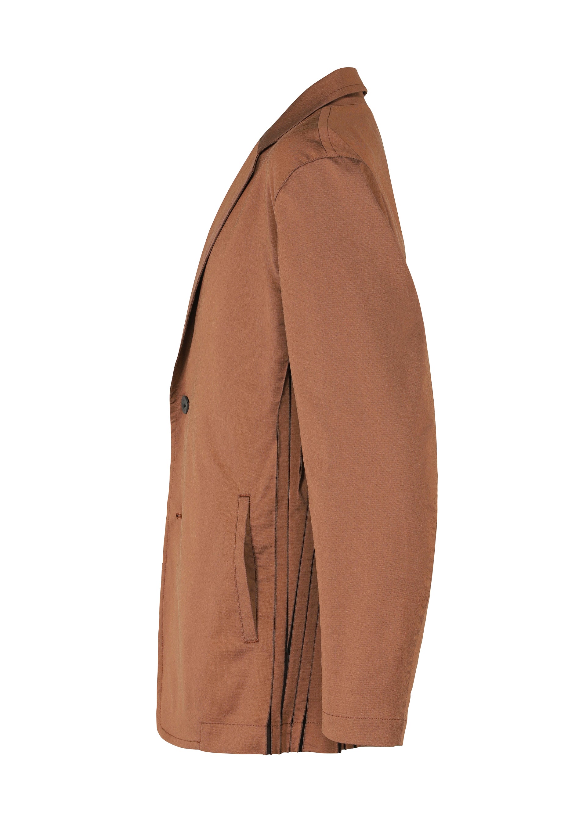 A detail shot of the A-POC ABLE ISSEY MIYAKE TYPE S 001 2 jacket.