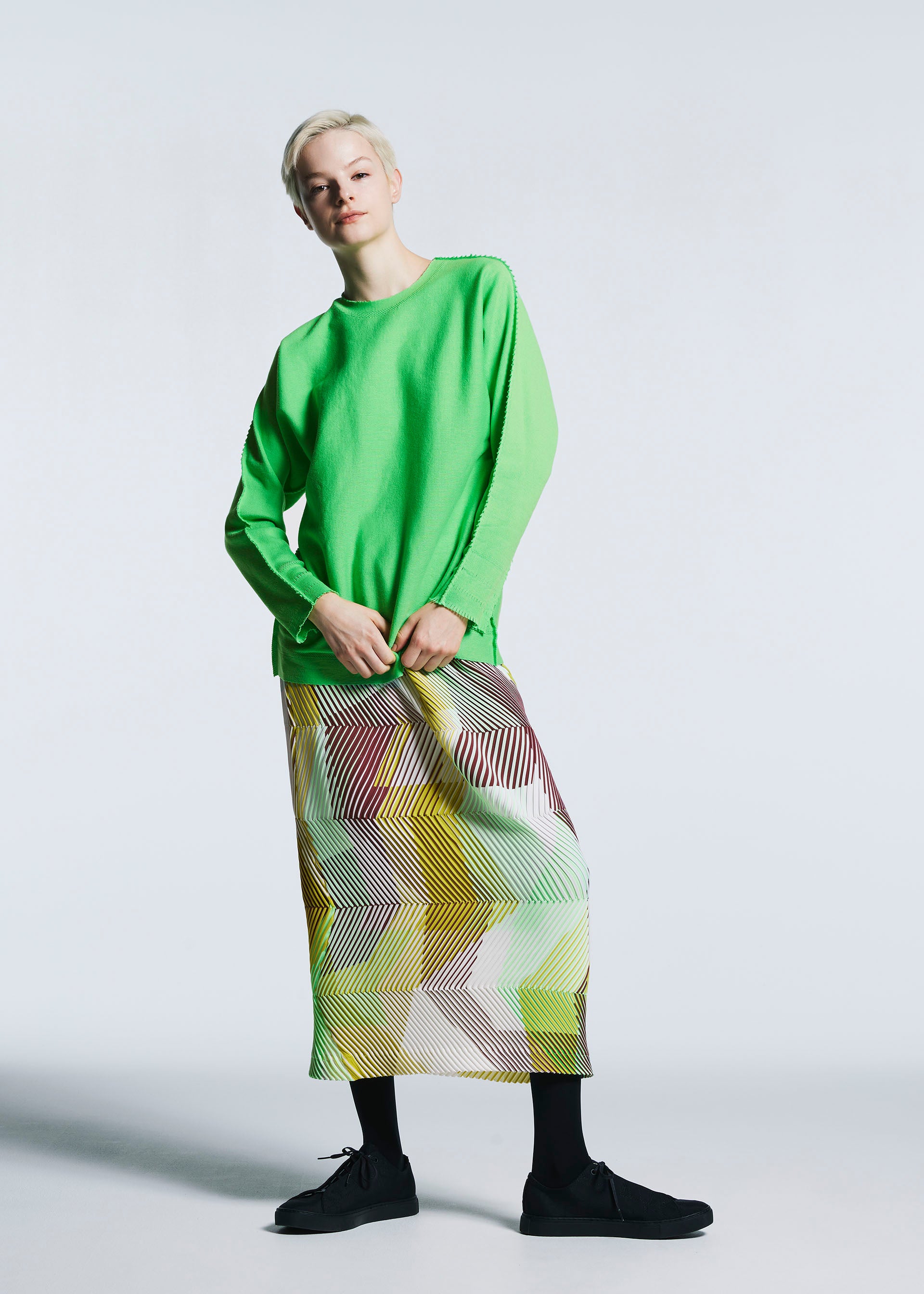 TYPE-P 001 Skirt Navy-Hued