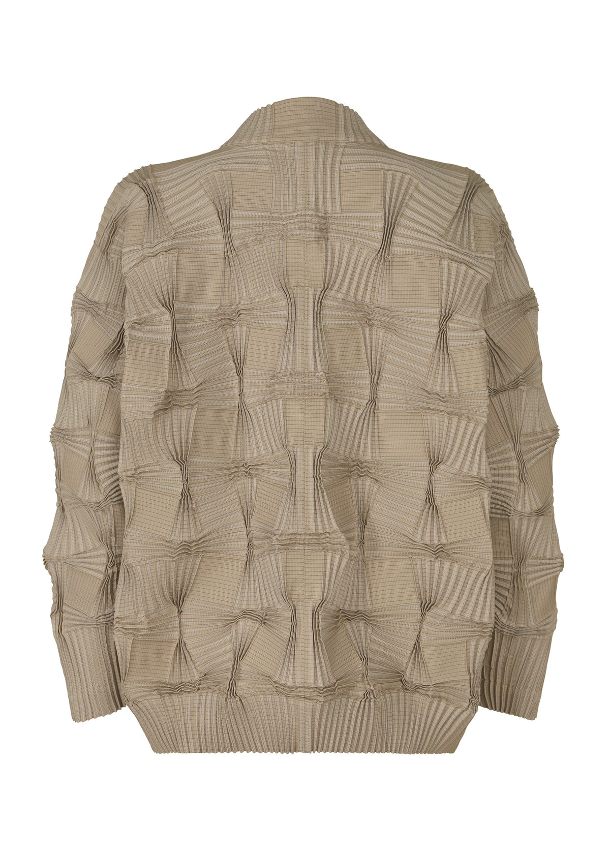 A detail shot of the A-POC ABLE ISSEY MIYAKE TYPE O 018 jacket.