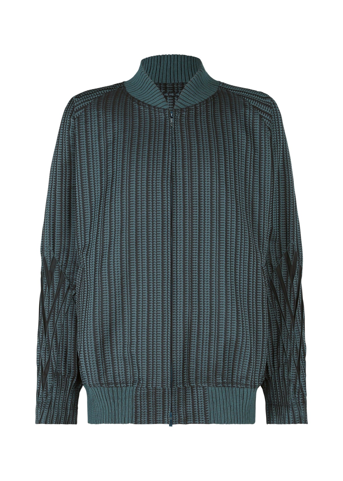 A product shot of the A-POC ABLE ISSEY MIYAKE TYPE S 001 2 jacket in blue-hued (76).