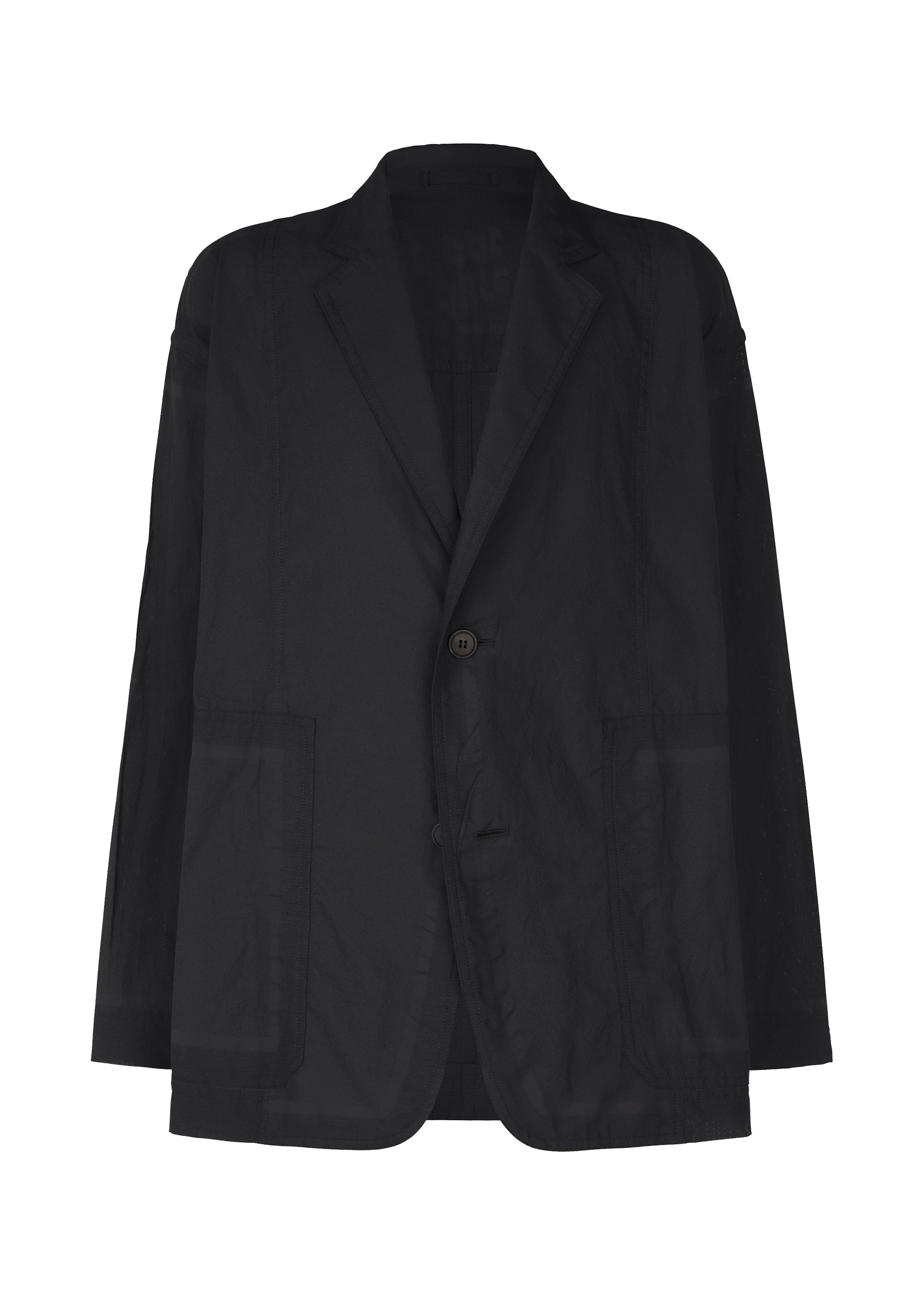A product shot of the A-POC ABLE ISSEY MIYAKE TYPE U 002 jacket in black (15).