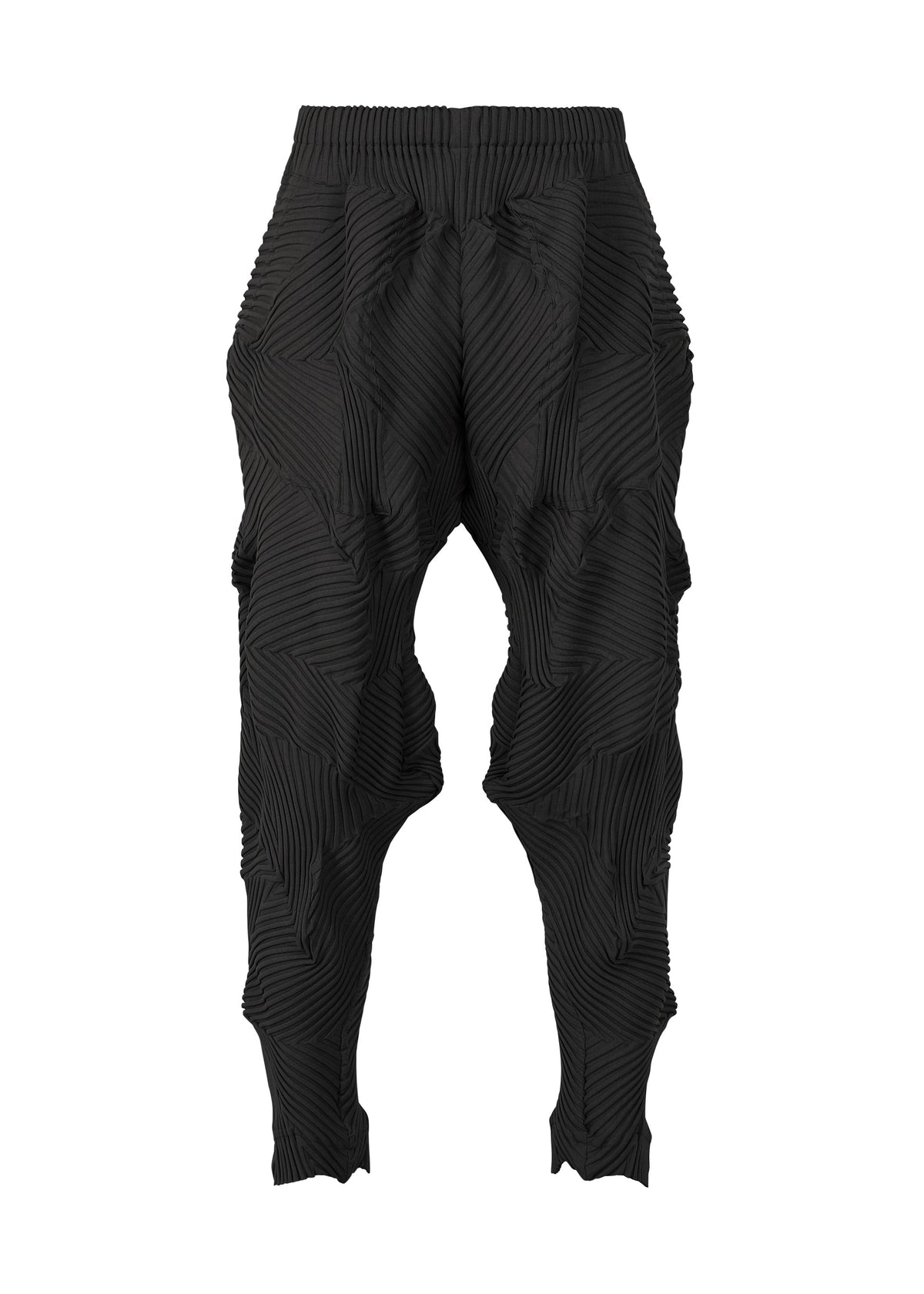 A product shot of the A-POC ABLE ISSEY MIYAKE TYPE P 003 trousers in black (15).