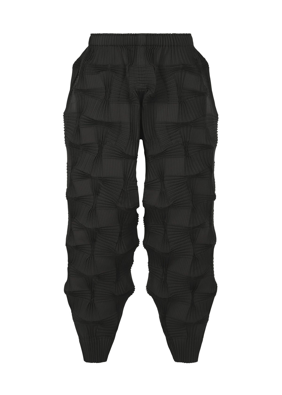 A product shot of the A-POC ABLE ISSEY MIYAKE TYPE O 018 trousers in black (15).