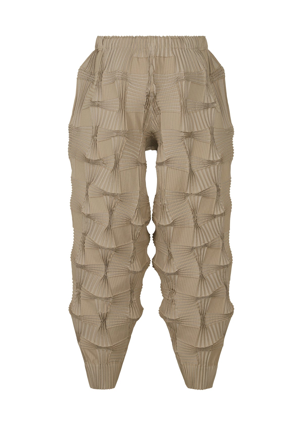 A detail shot of the A-POC ABLE ISSEY MIYAKE TYPE O 018 trousers.