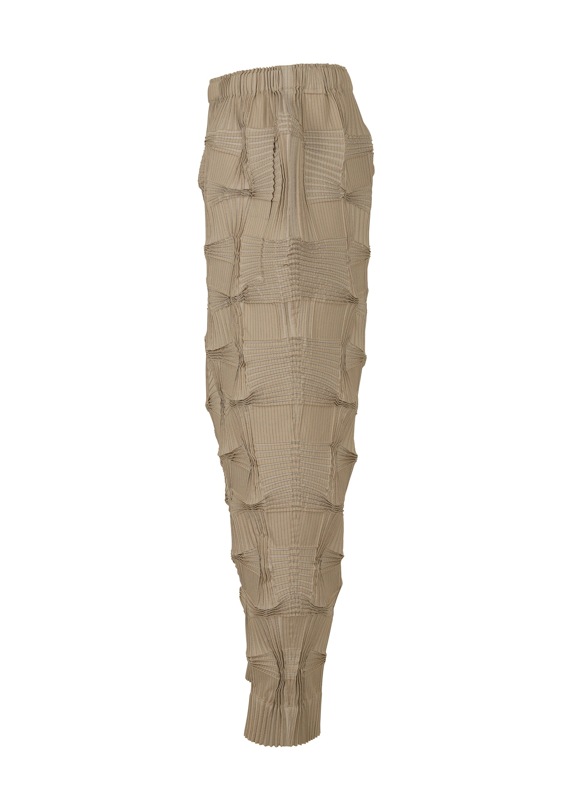 A detail shot of the A-POC ABLE ISSEY MIYAKE TYPE O 018 trousers.