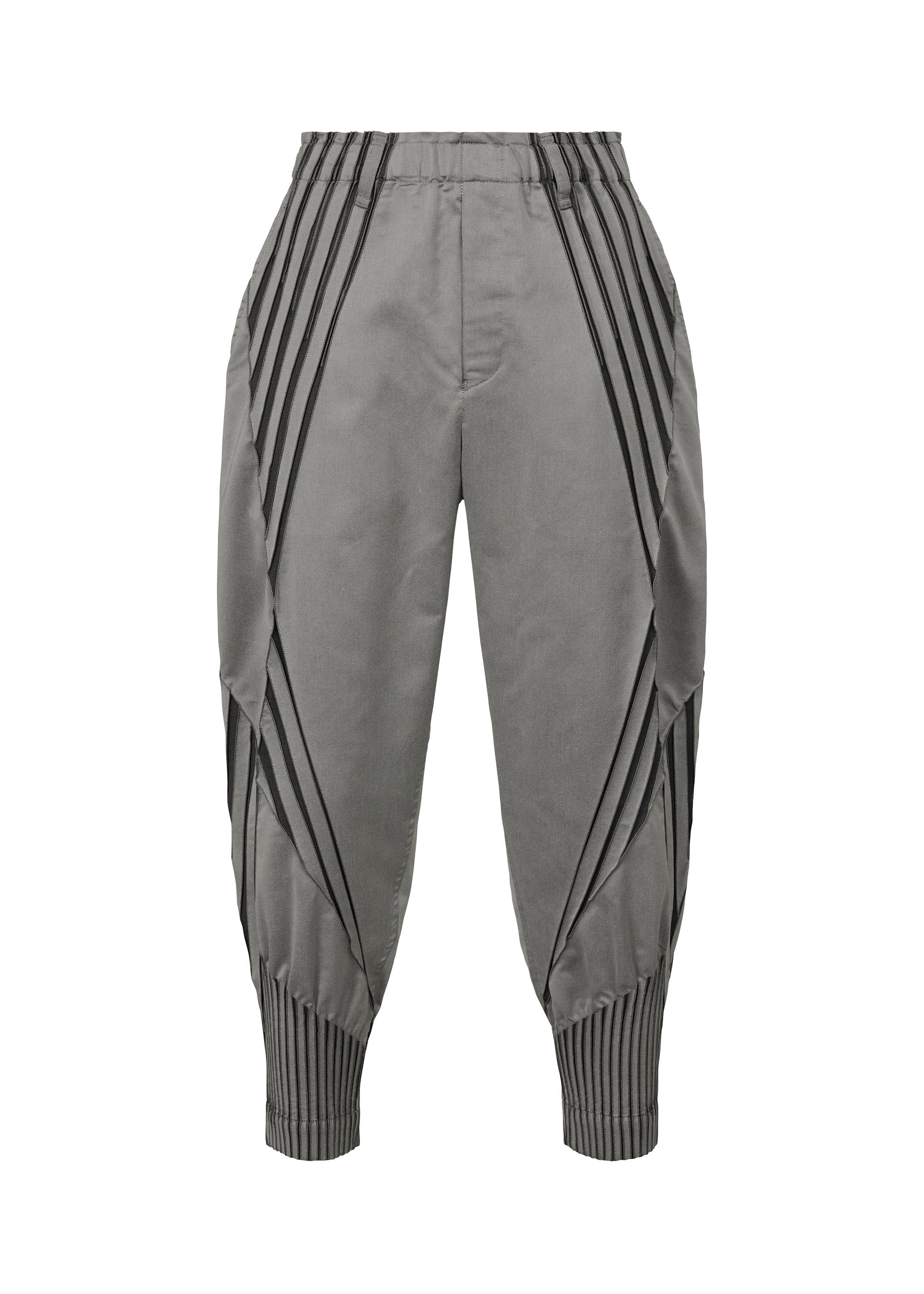 A product shot of the A-POC ABLE ISSEY MIYAKE TYPE S 001 1 trousers in grey (12).