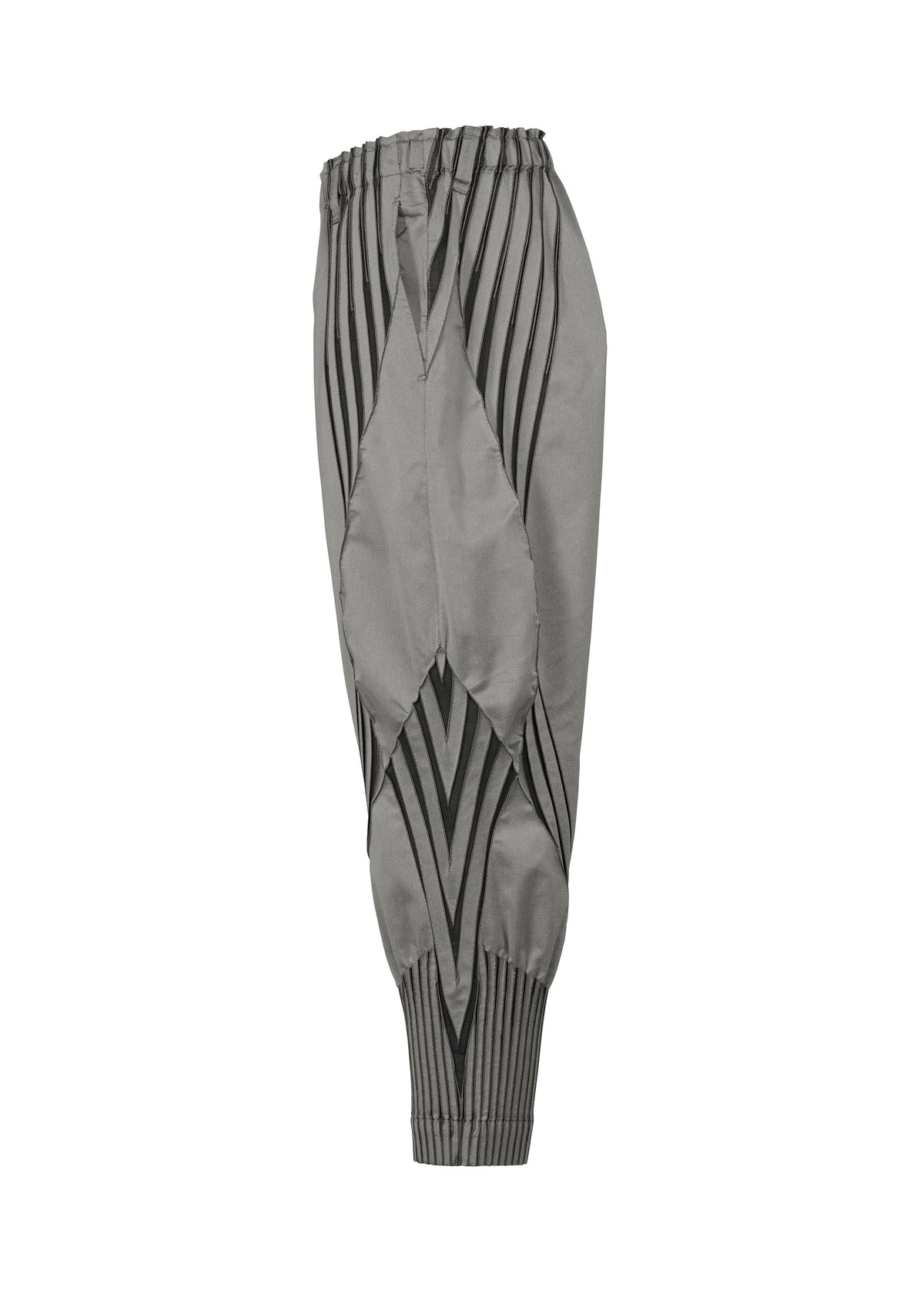 A detail shot of the A-POC ABLE ISSEY MIYAKE TYPE S 001 1 trousers.