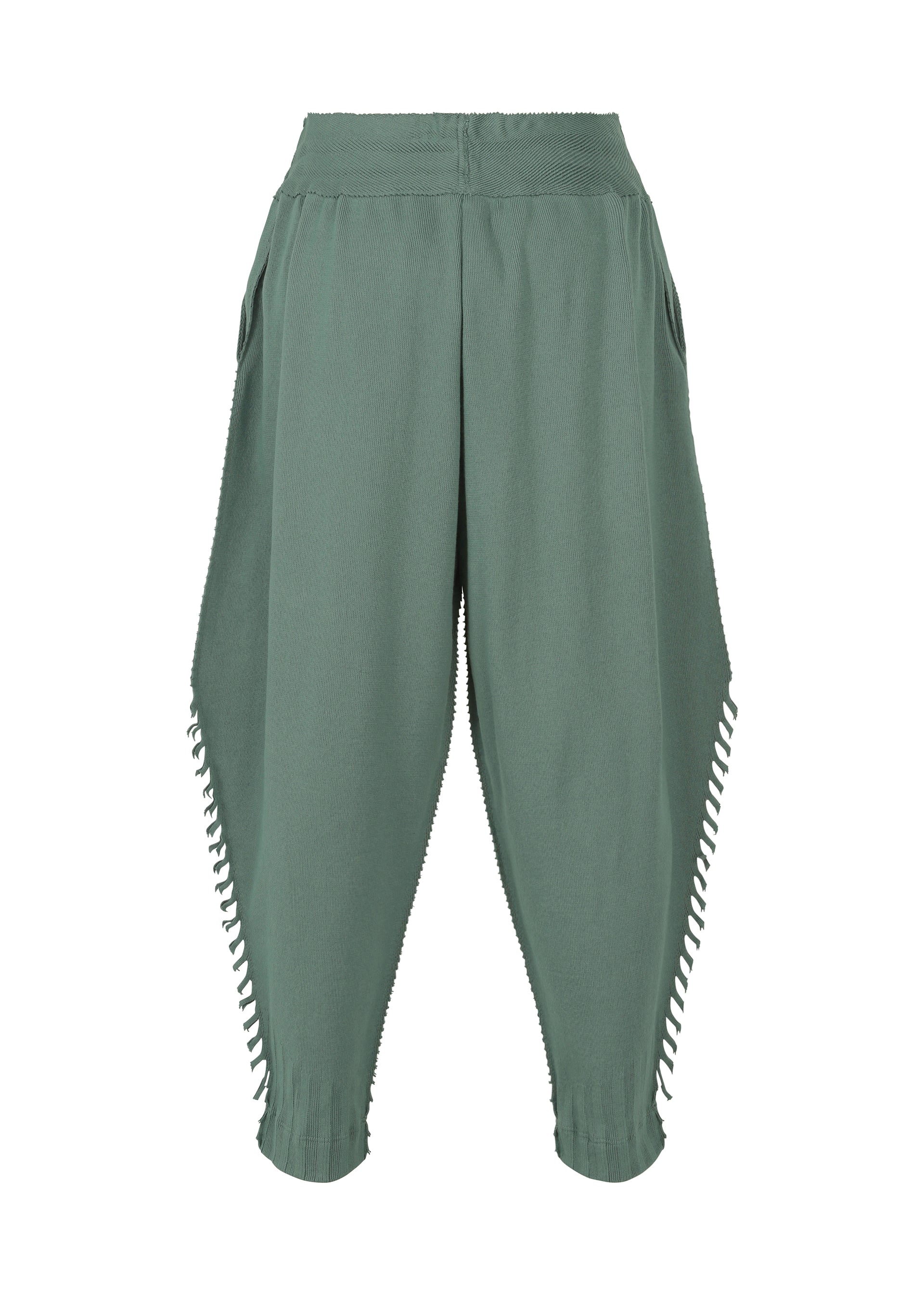A detail shot of the A-POC ABLE ISSEY MIYAKE TYPE A 003 trousers.