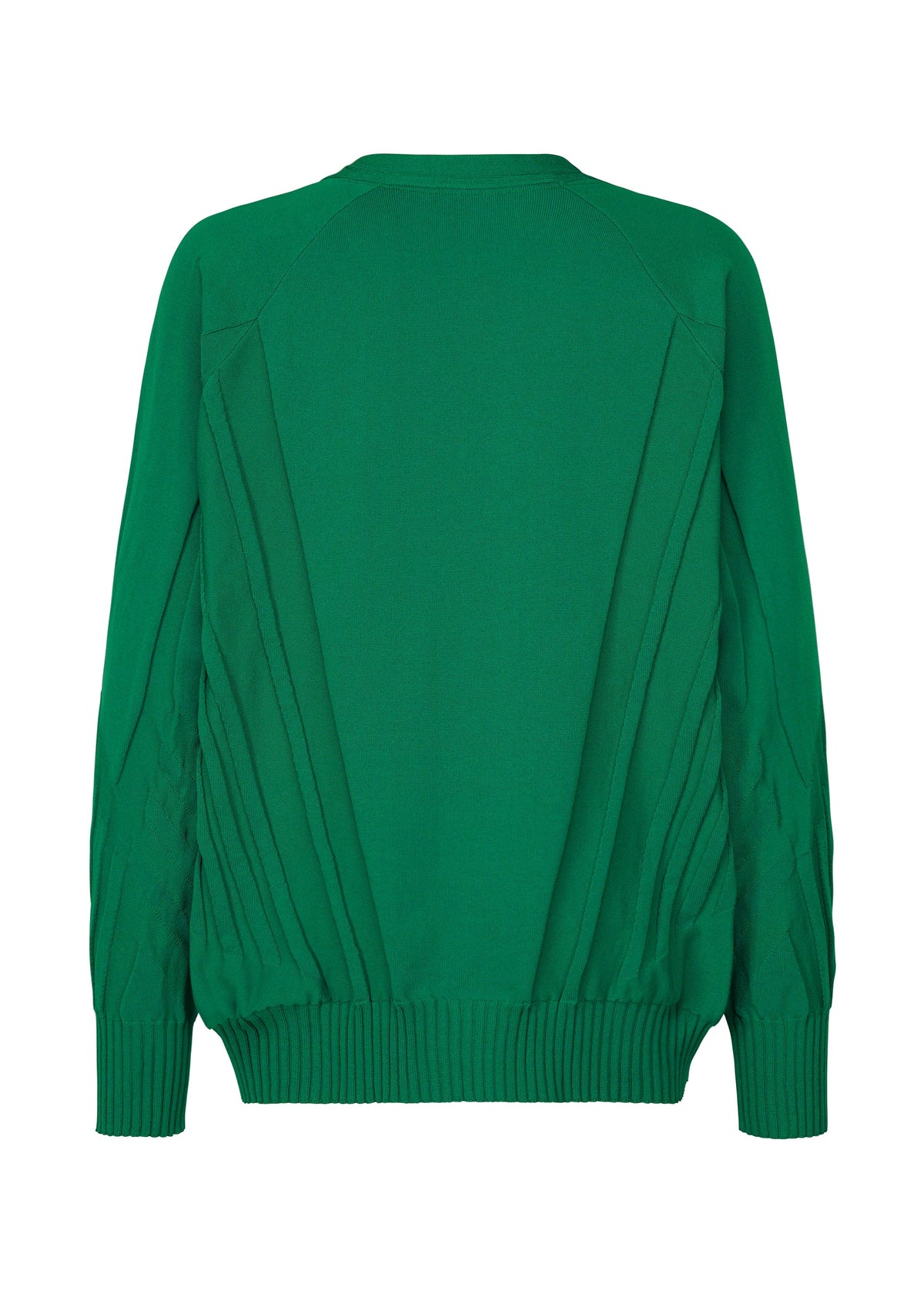 A detail shot of the A-POC ABLE ISSEY MIYAKE TYPE K 003 1 cardigan.