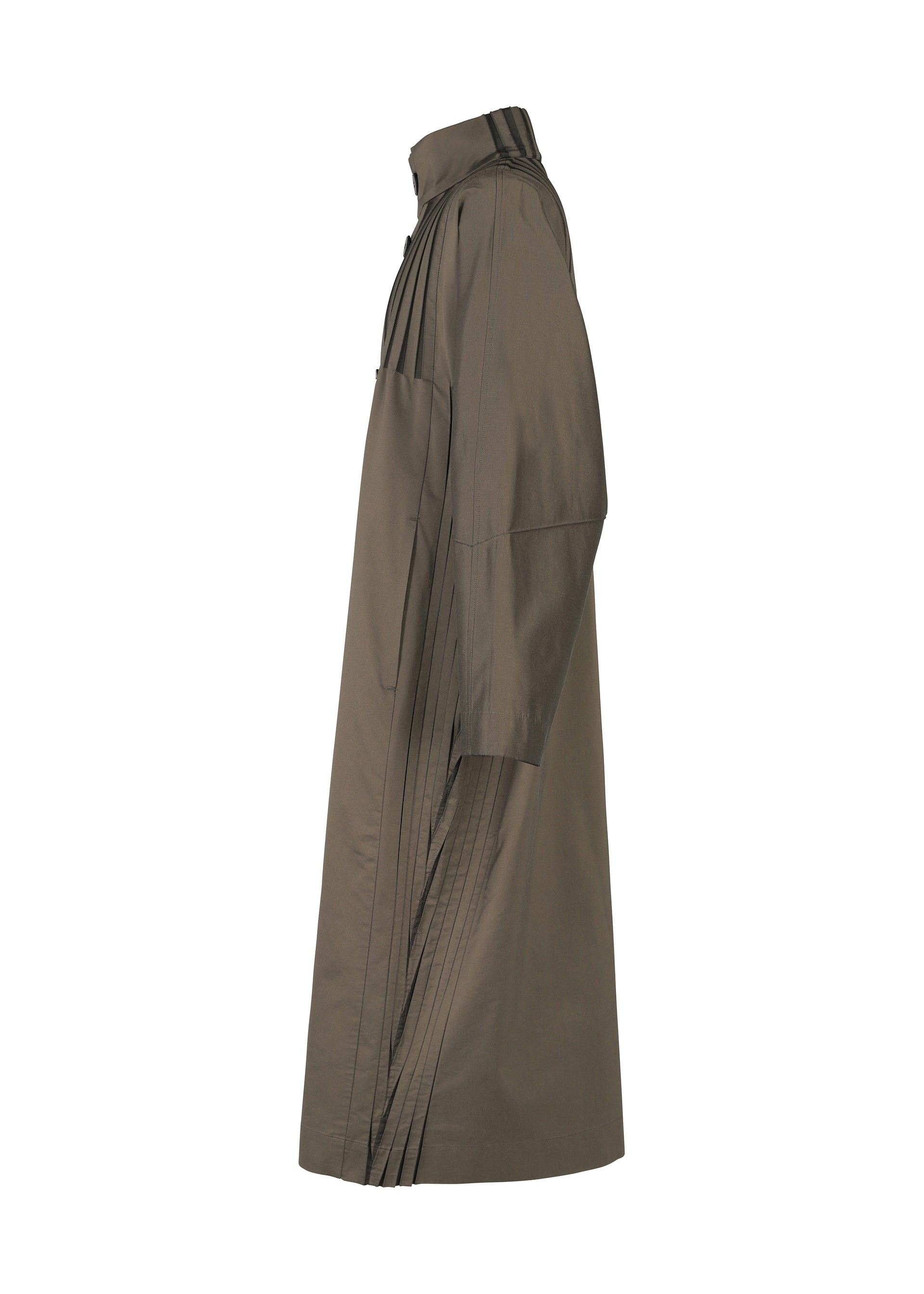A detail shot of the A-POC ABLE ISSEY MIYAKE TYPE S 001 1 coat.