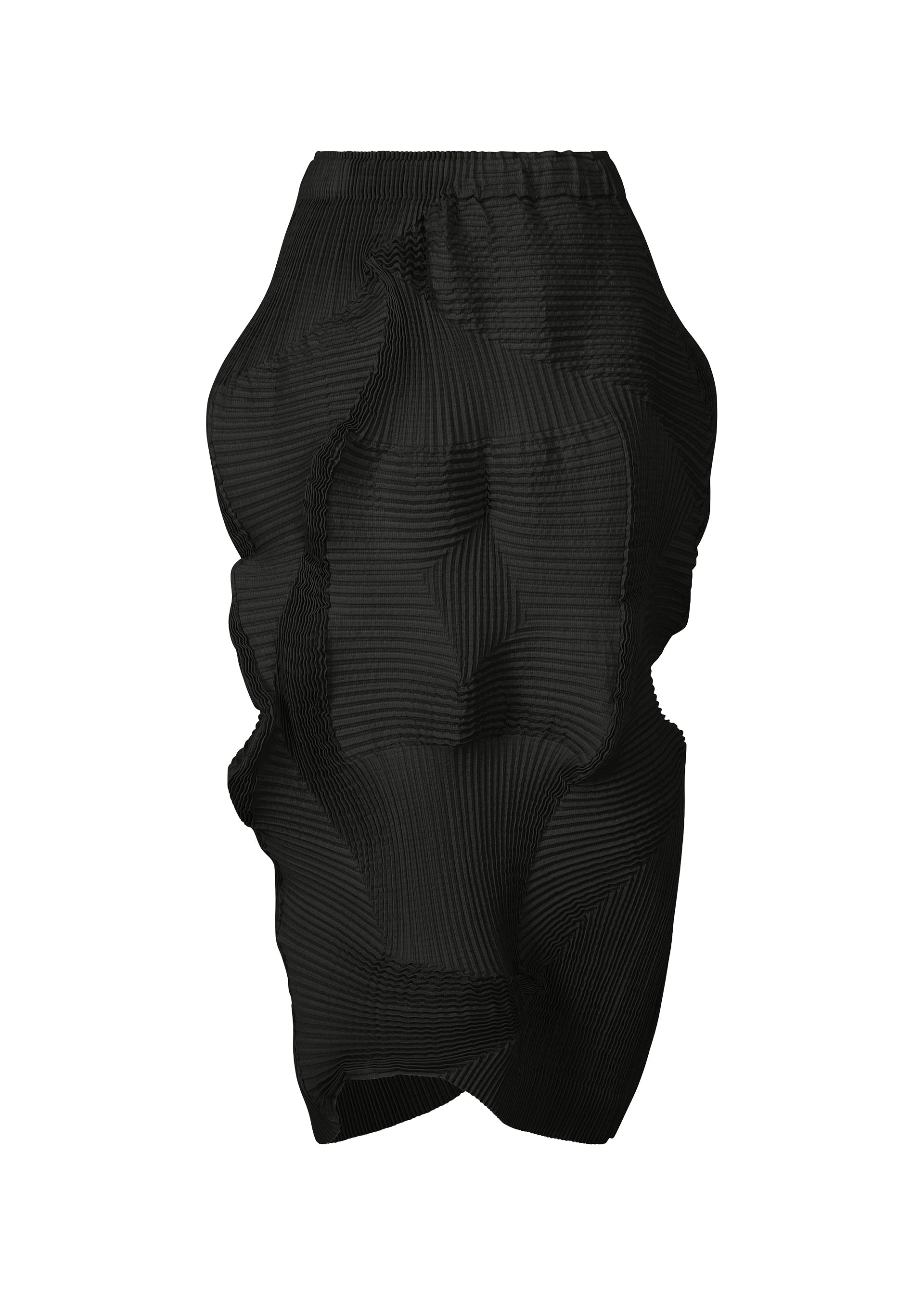 A-POC ABLE ISSEY MIYAKE TYPE-O 022 スカート TYPE-O 022 Skirt Black – The official ISSEY MIYAKE ONLINE STORE