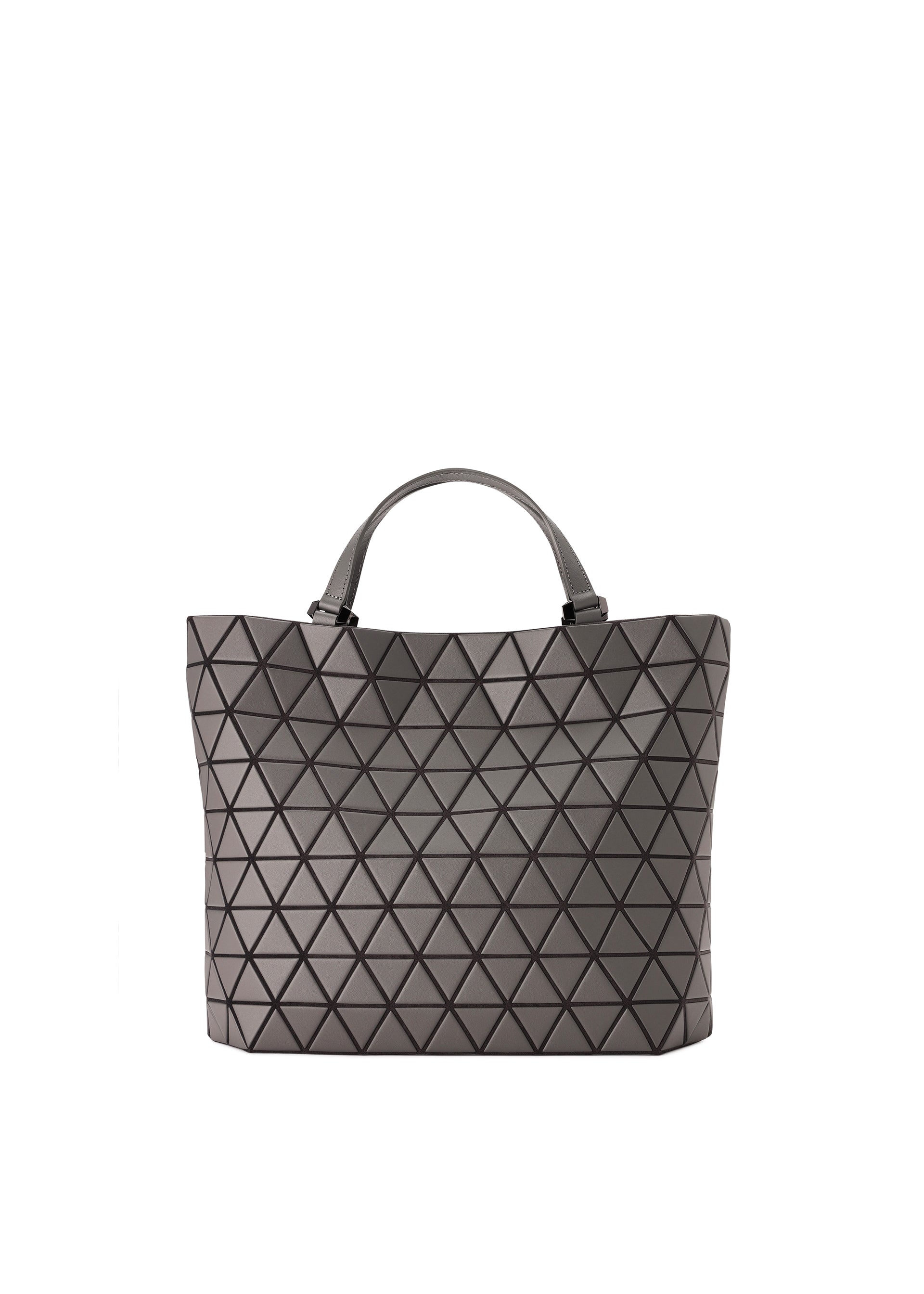 A product shot of the BAO BAO ISSEY MIYAKE CRYSTAL MATTE handbag in charcoal grey (14)