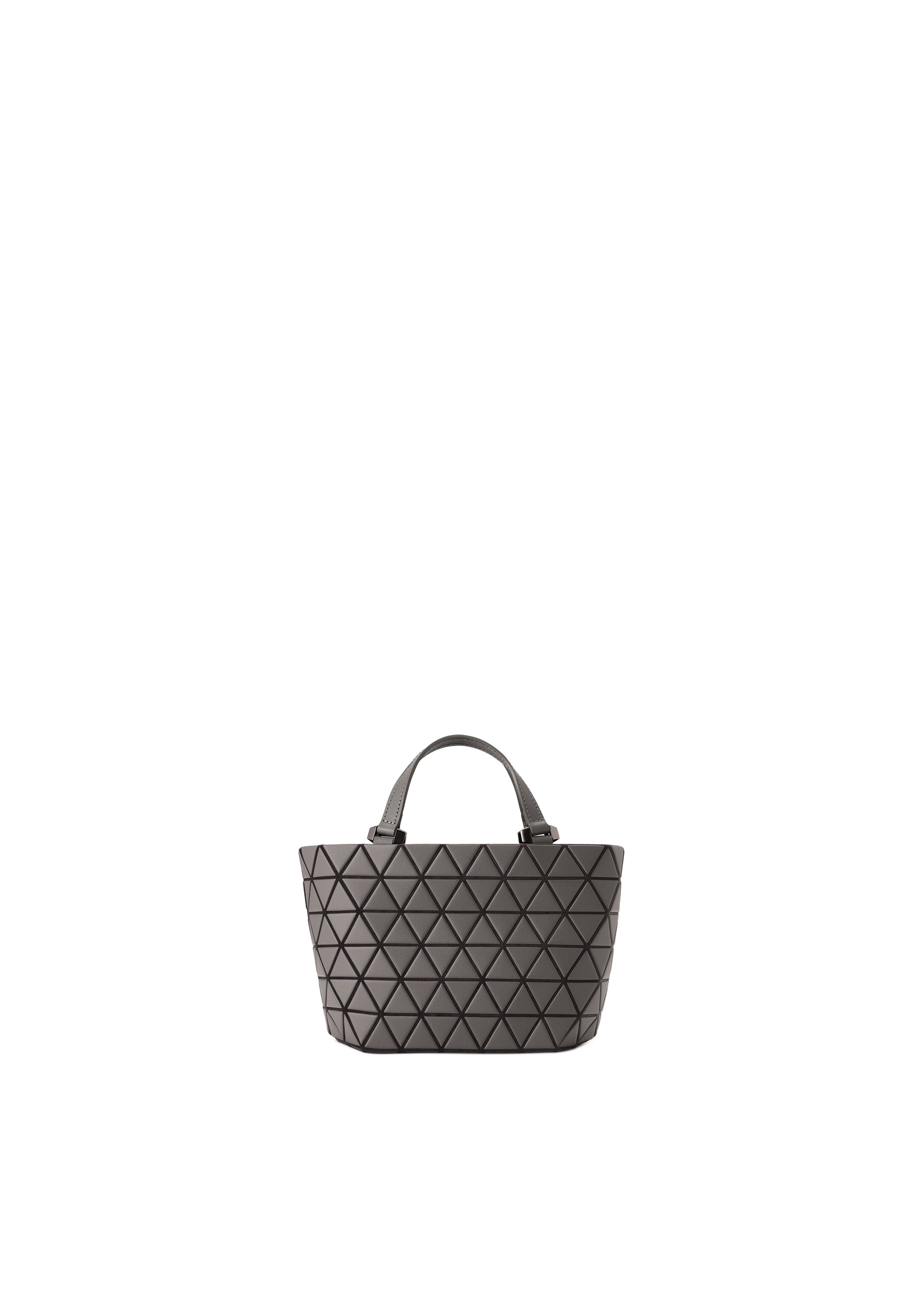 A product shot of the BAO BAO ISSEY MIYAKE CRYSTAL MATTE handbag in charcoal grey (14)