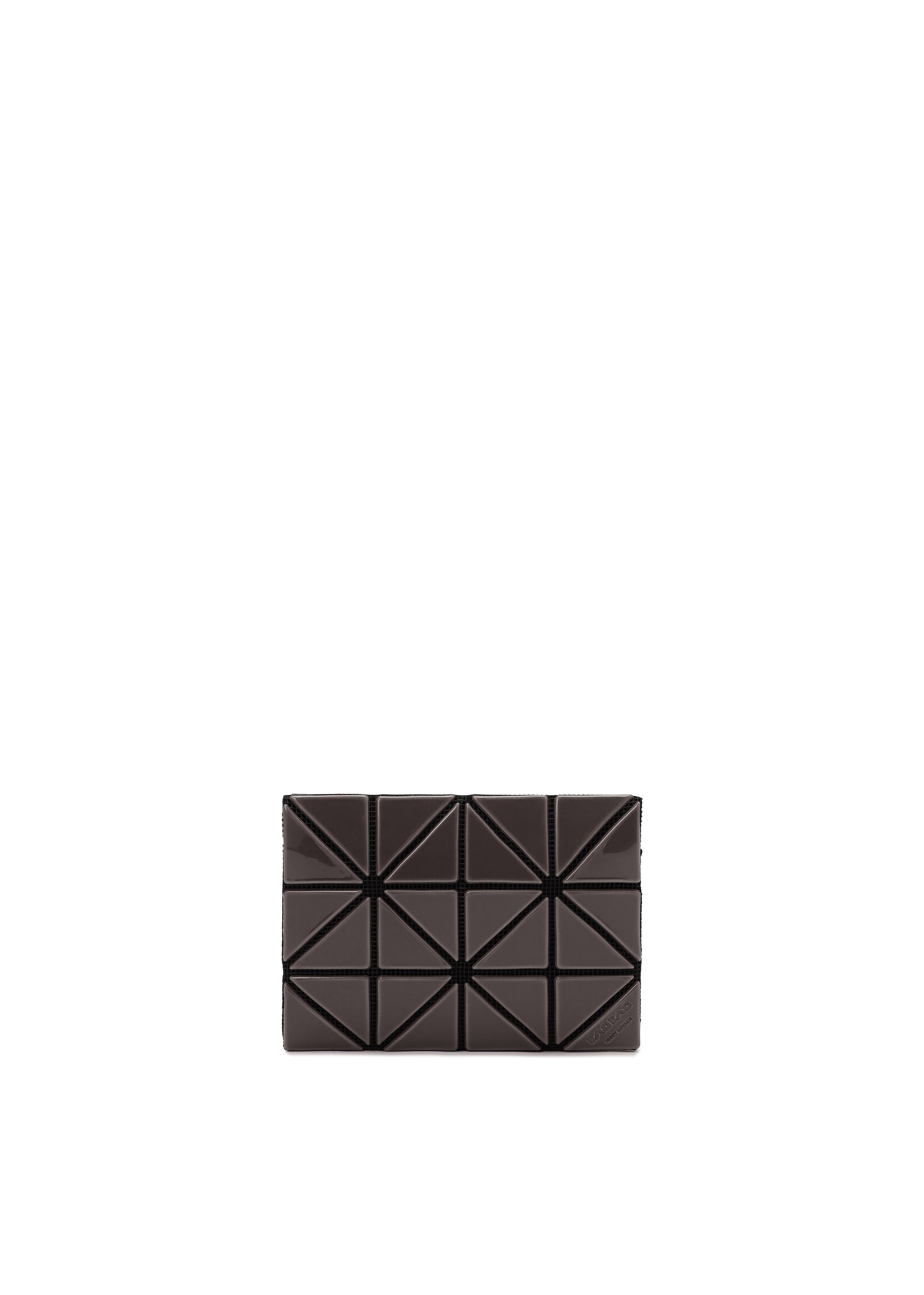 A product shot of the BAO BAO ISSEY MIYAKE CARD CASE W COLOR wallet in grey x light grey (17)