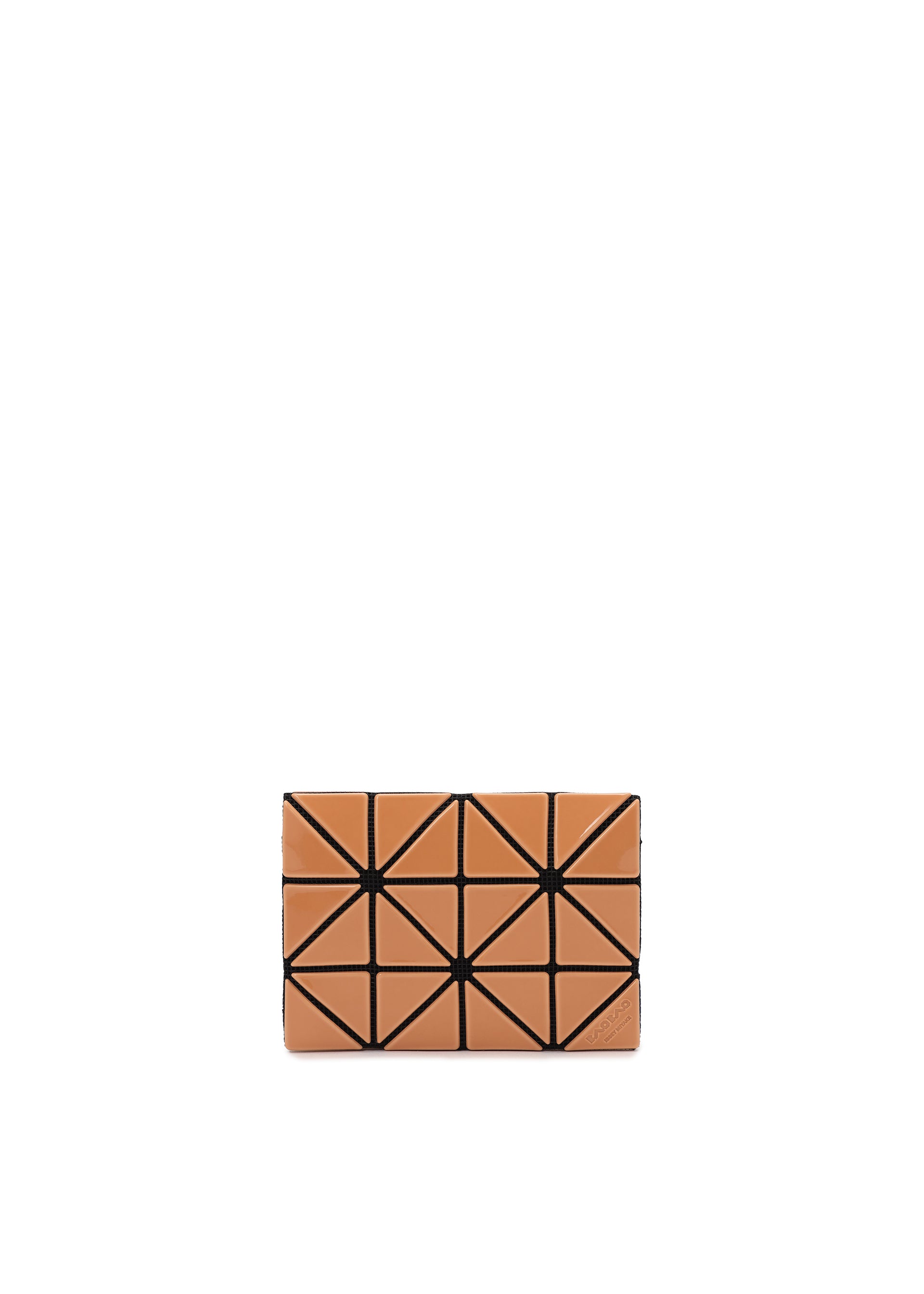 A product shot of the BAO BAO ISSEY MIYAKE CARD CASE W COLOR wallet in ochre x light ochre (47)