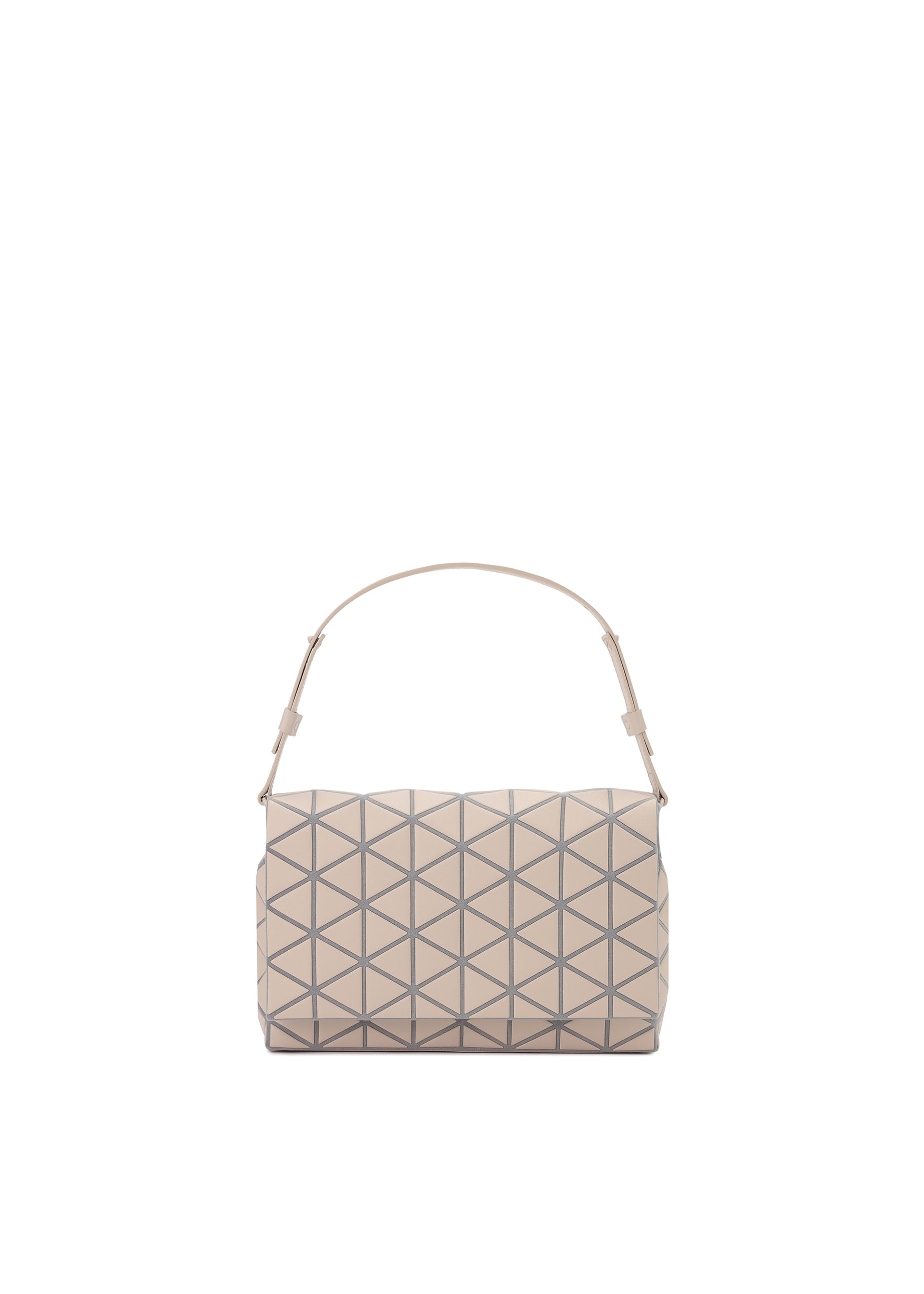 A product shot of the BAO BAO ISSEY MIYAKE FOSSETTE shoulder bag in beige (41).