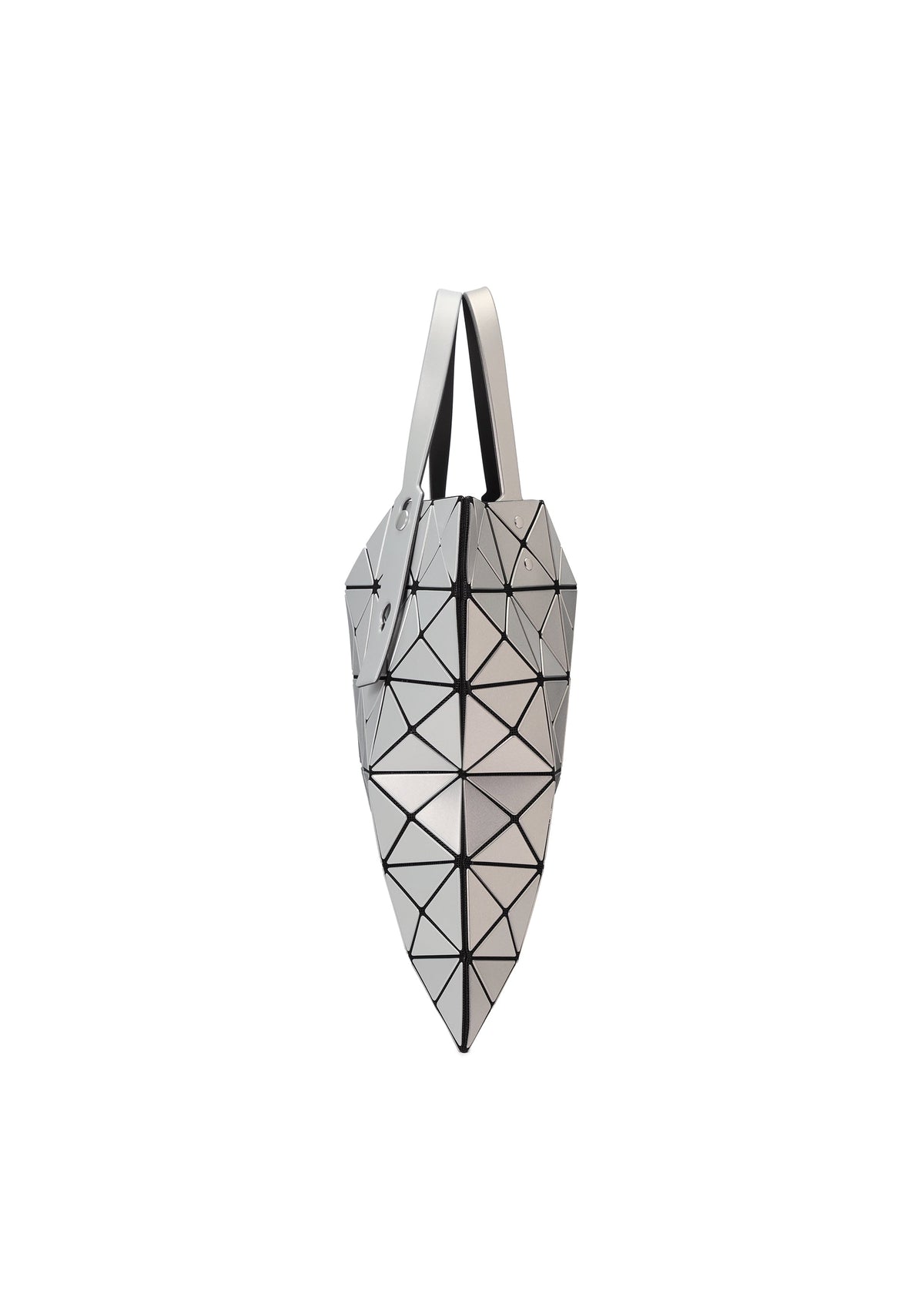 LUCENT W COLOR Tote Light Grey x Silver