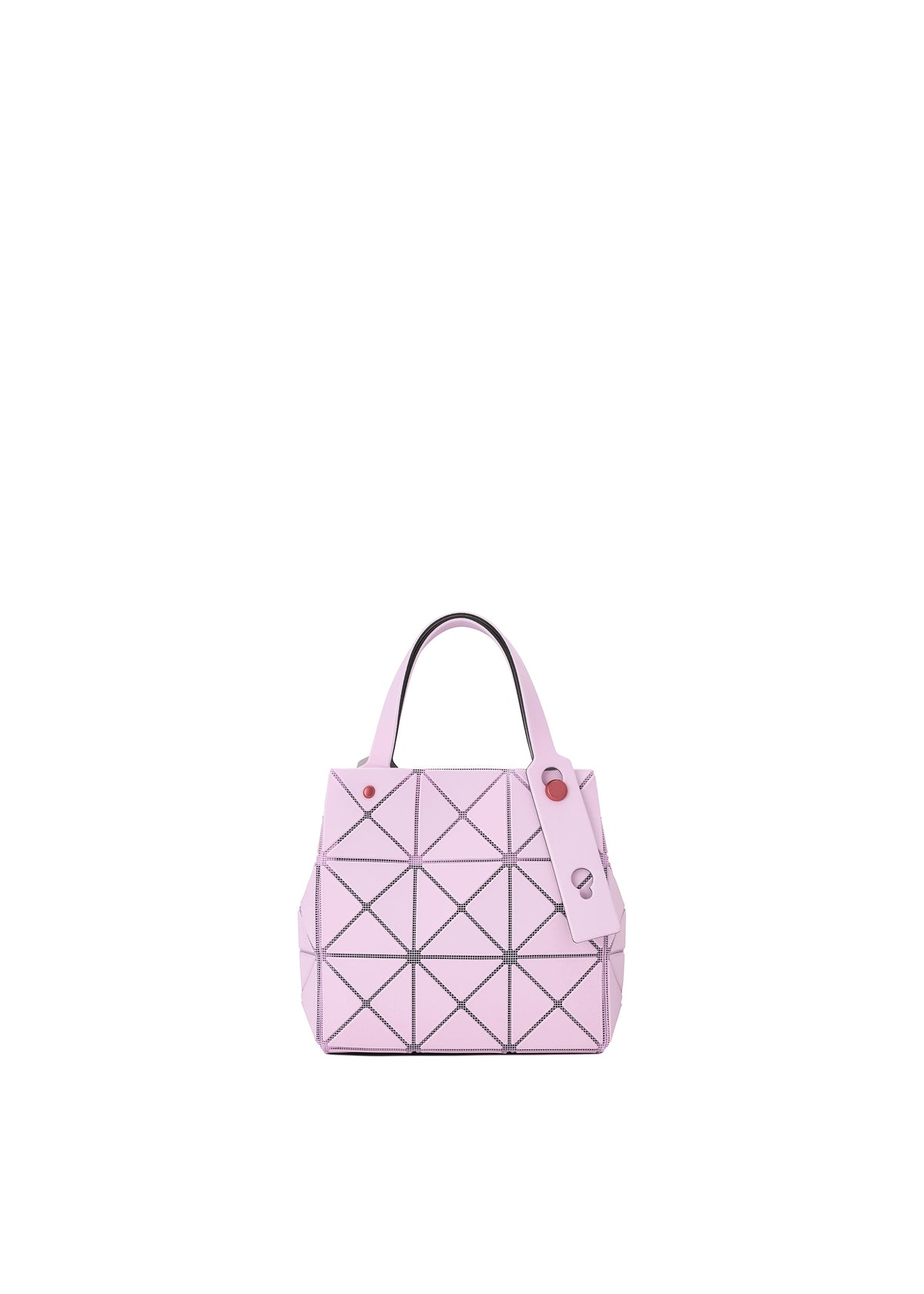 A product shot of the BAO BAO ISSEY MIYAKE CARAT hand bag in light pink (21).