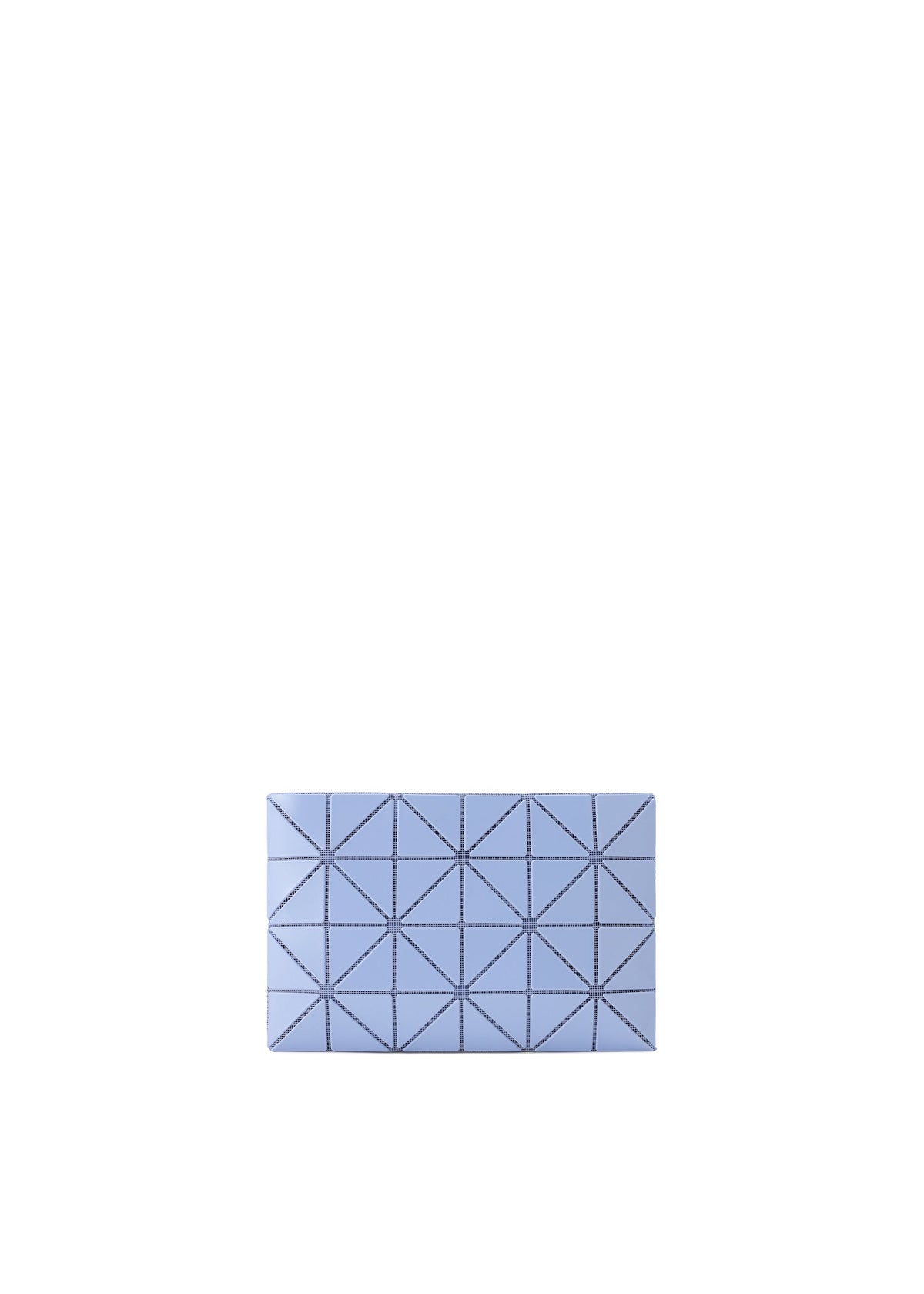 A product shot of the BAO BAO ISSEY MIYAKE LUCENT ONE TONE pouch in light blue (71).