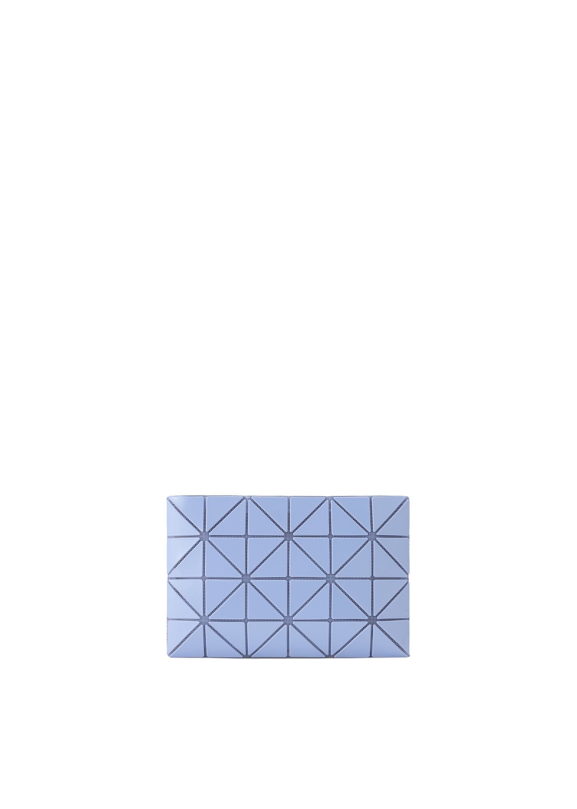 A product shot of the BAO BAO ISSEY MIYAKE LUCENT ONE TONE pouch in light blue (71).
