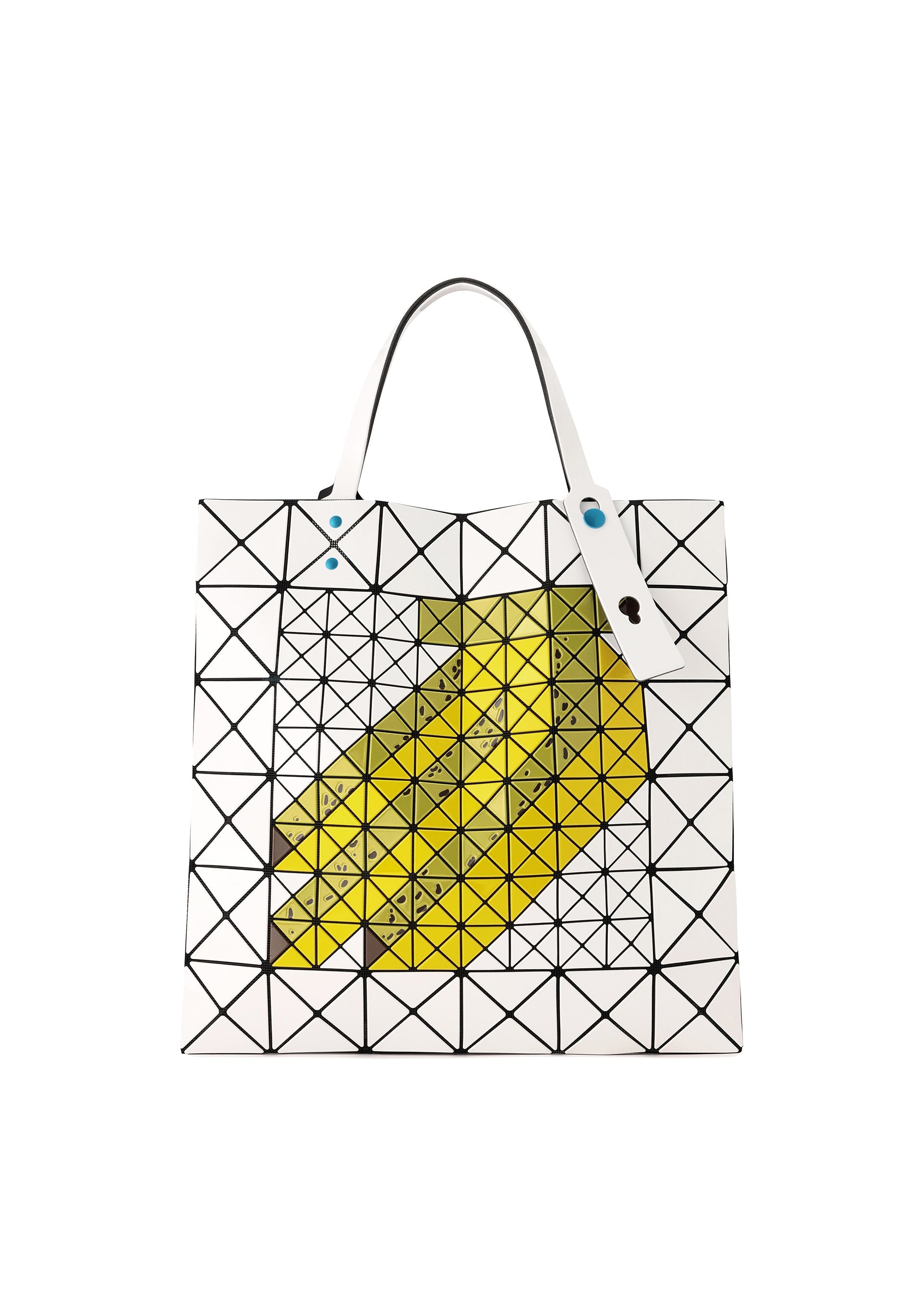 A product shot of the BAO BAO ISSEY MIYAKE FRUITS tote in banana (59).
