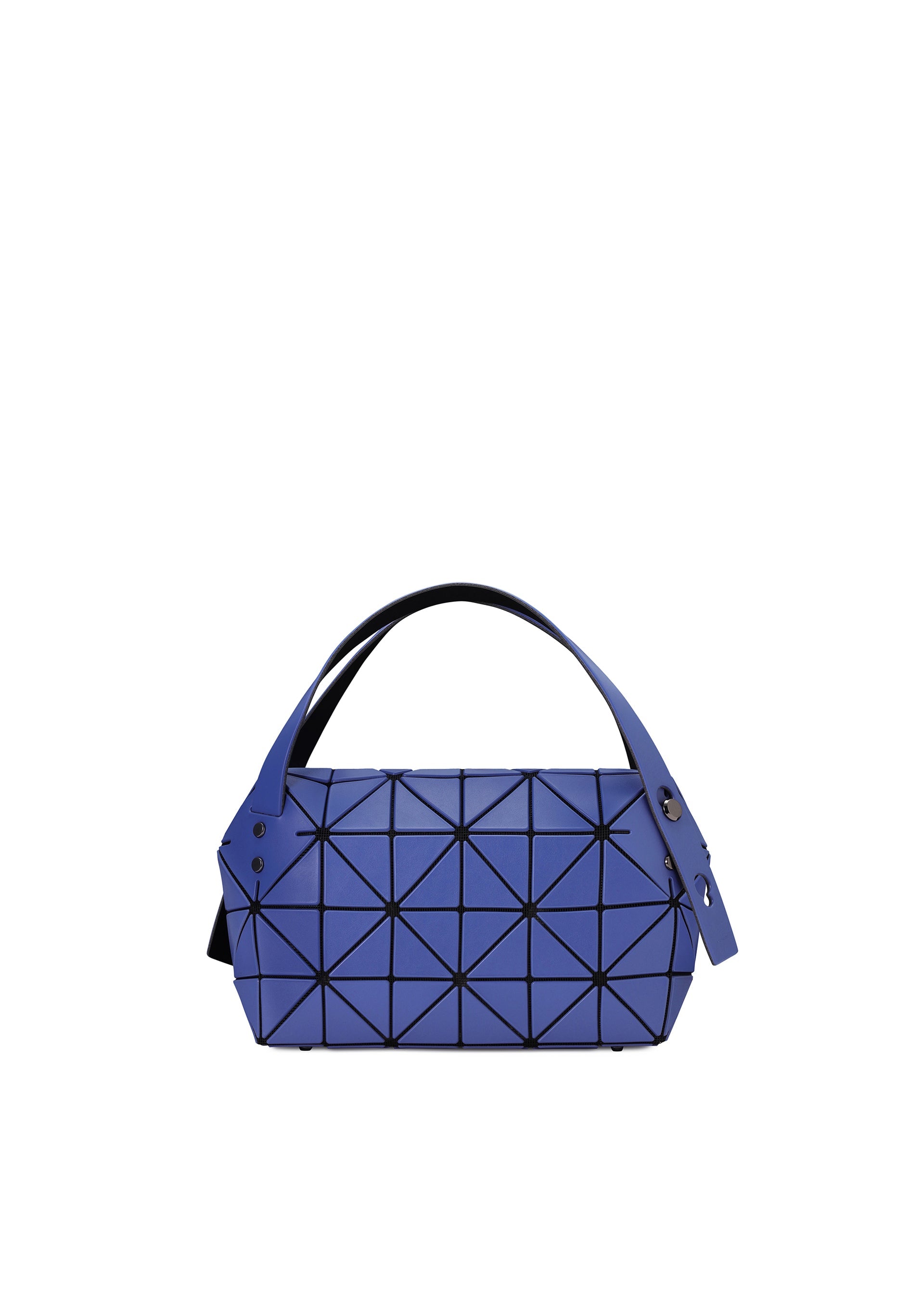 A product shot of the BAO BAO ISSEY MIYAKE BOSTON 0 in blue (72).