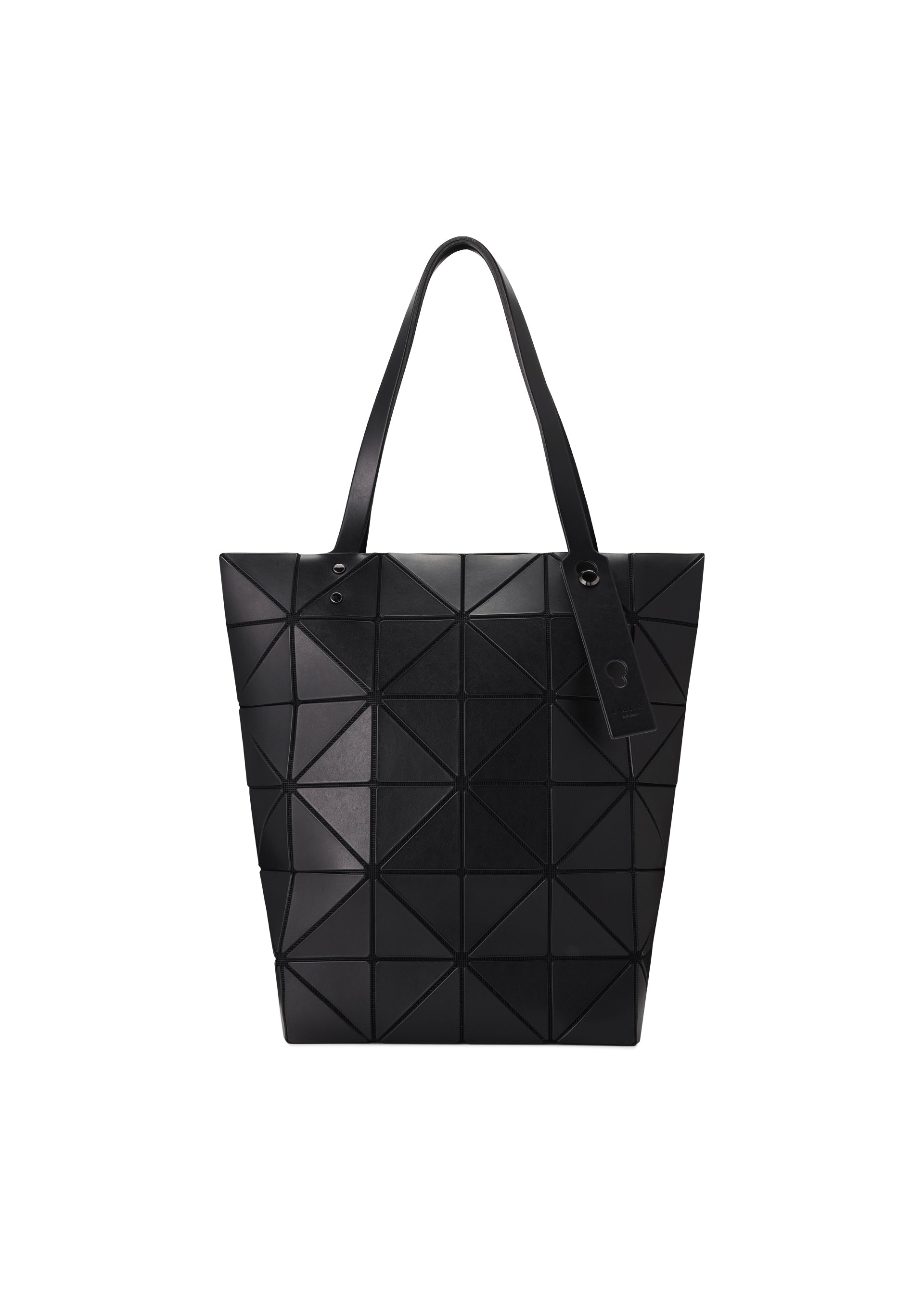 A product shot of the BAO BAO ISSEY MIYAKE BLOCKY tote in matte black (16).
