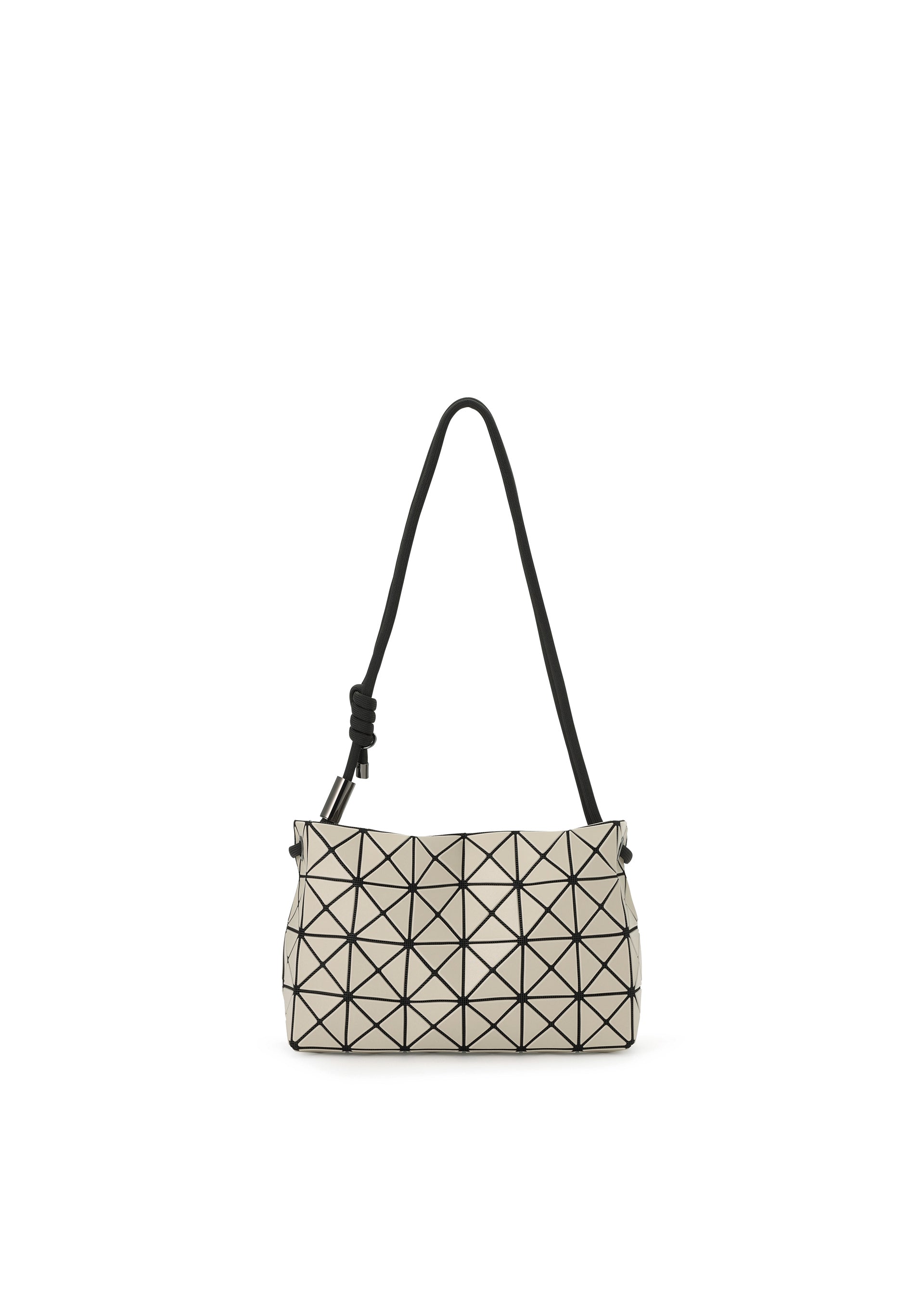 A product shot of the BAO BAO ISSEY MIYAKE LOOP MATTE shoulder bag in greige (48).