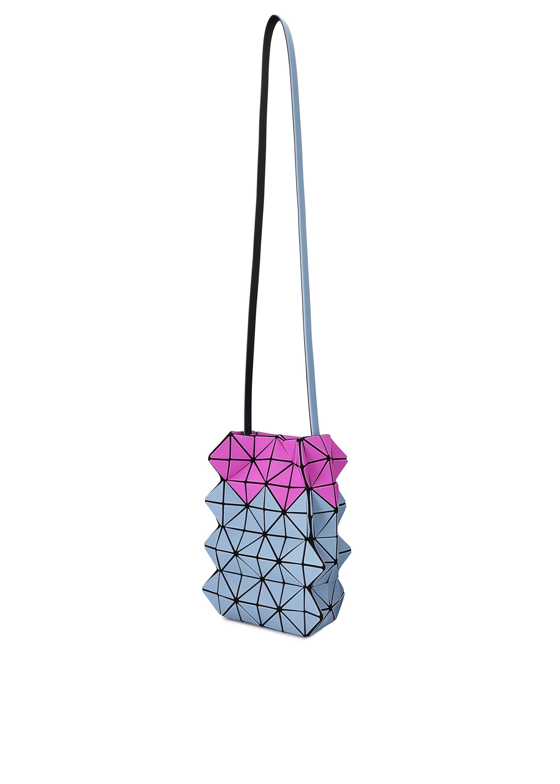 A detail shot of the BAO BAO ISSEY MIYAKE GROWTH shoulder bag.