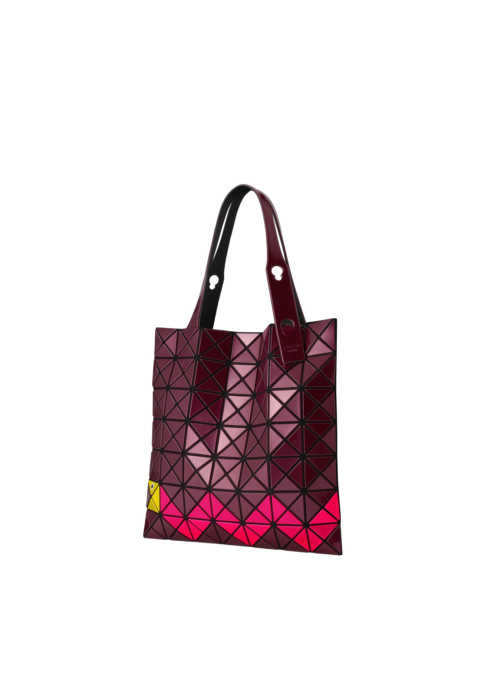 A detail shot of the BAO BAO ISSEY MIYAKE WONDER tote.