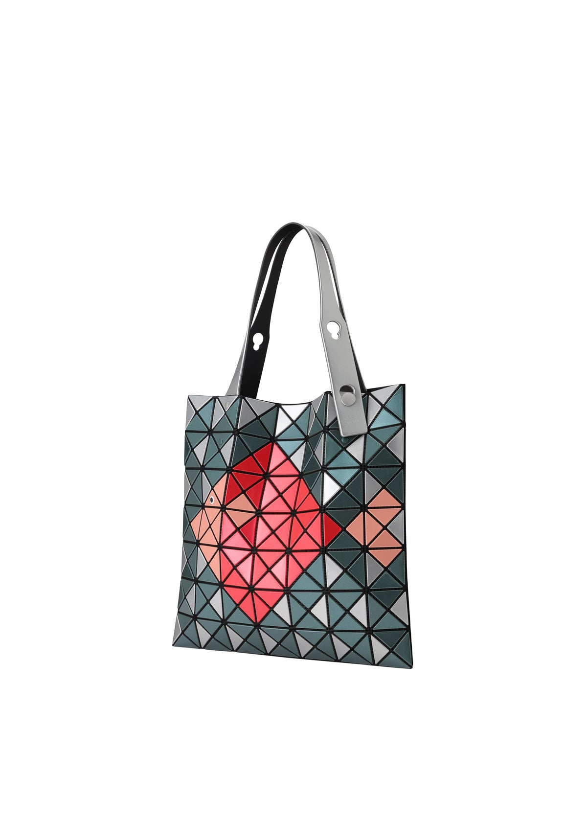 A detail shot of the BAO BAO ISSEY MIYAKE WONDER tote.