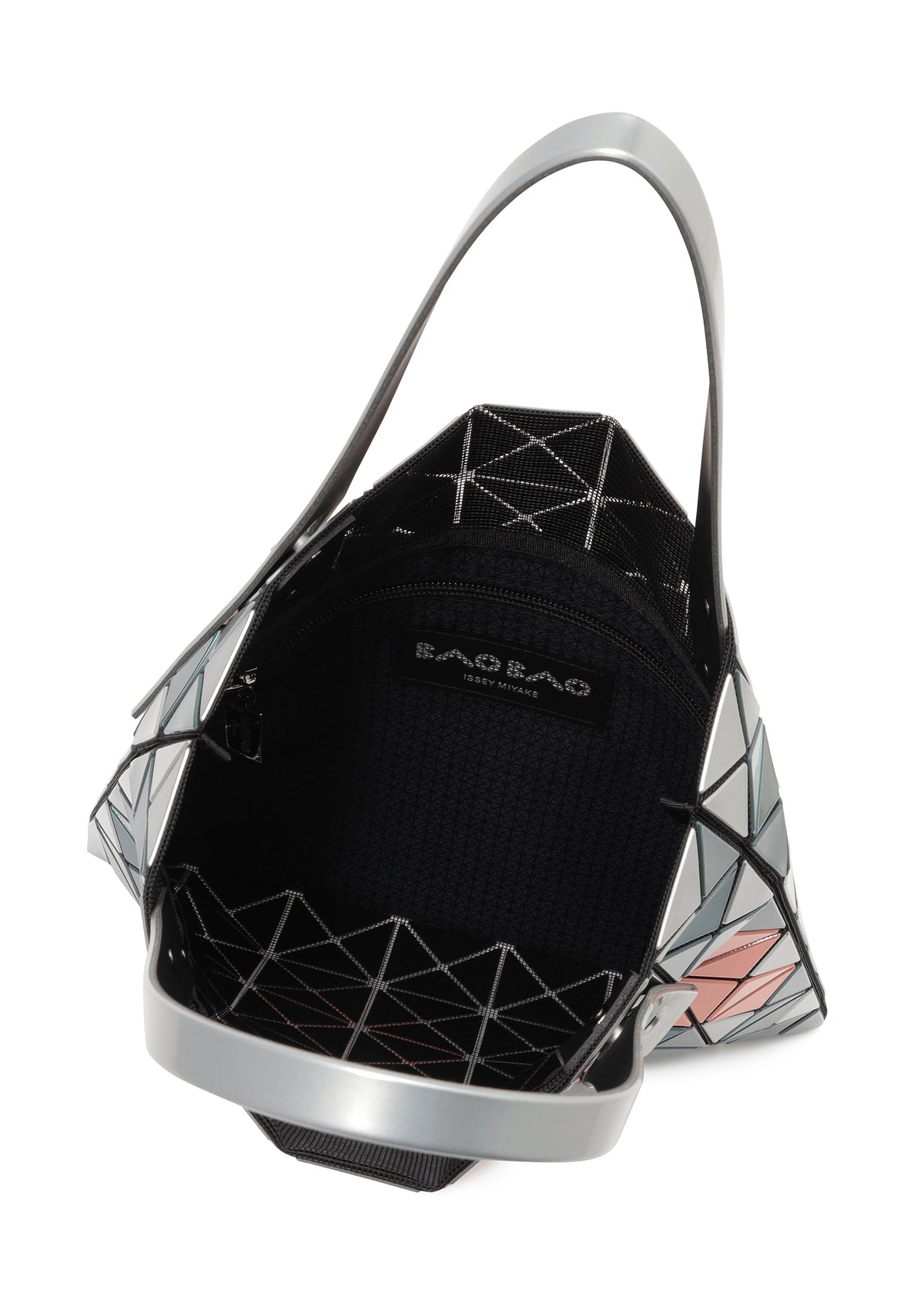 A detail shot of the BAO BAO ISSEY MIYAKE WONDER tote.