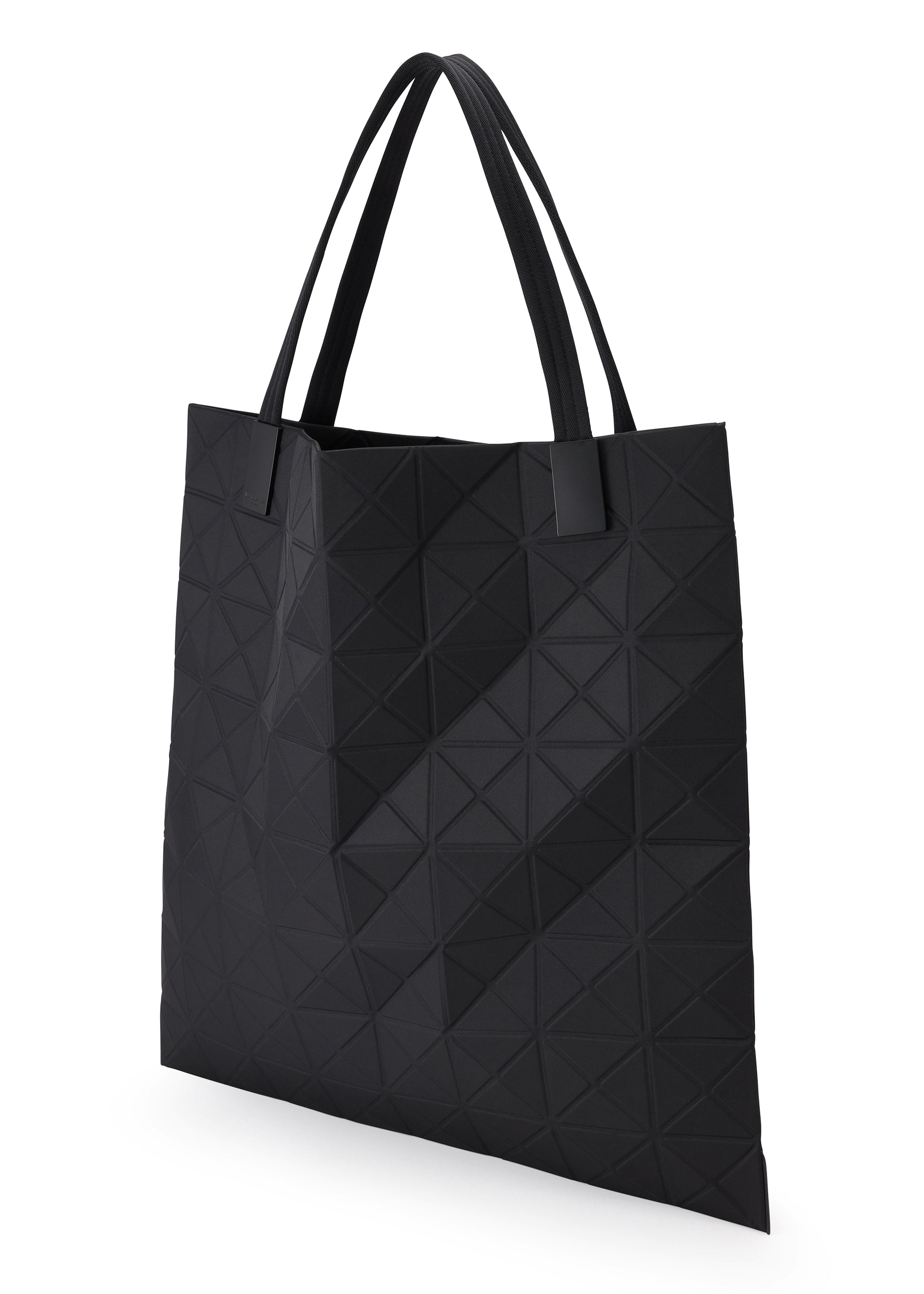 A detail shot of the BAO BAO ISSEY MIYAKE TRACK tote.