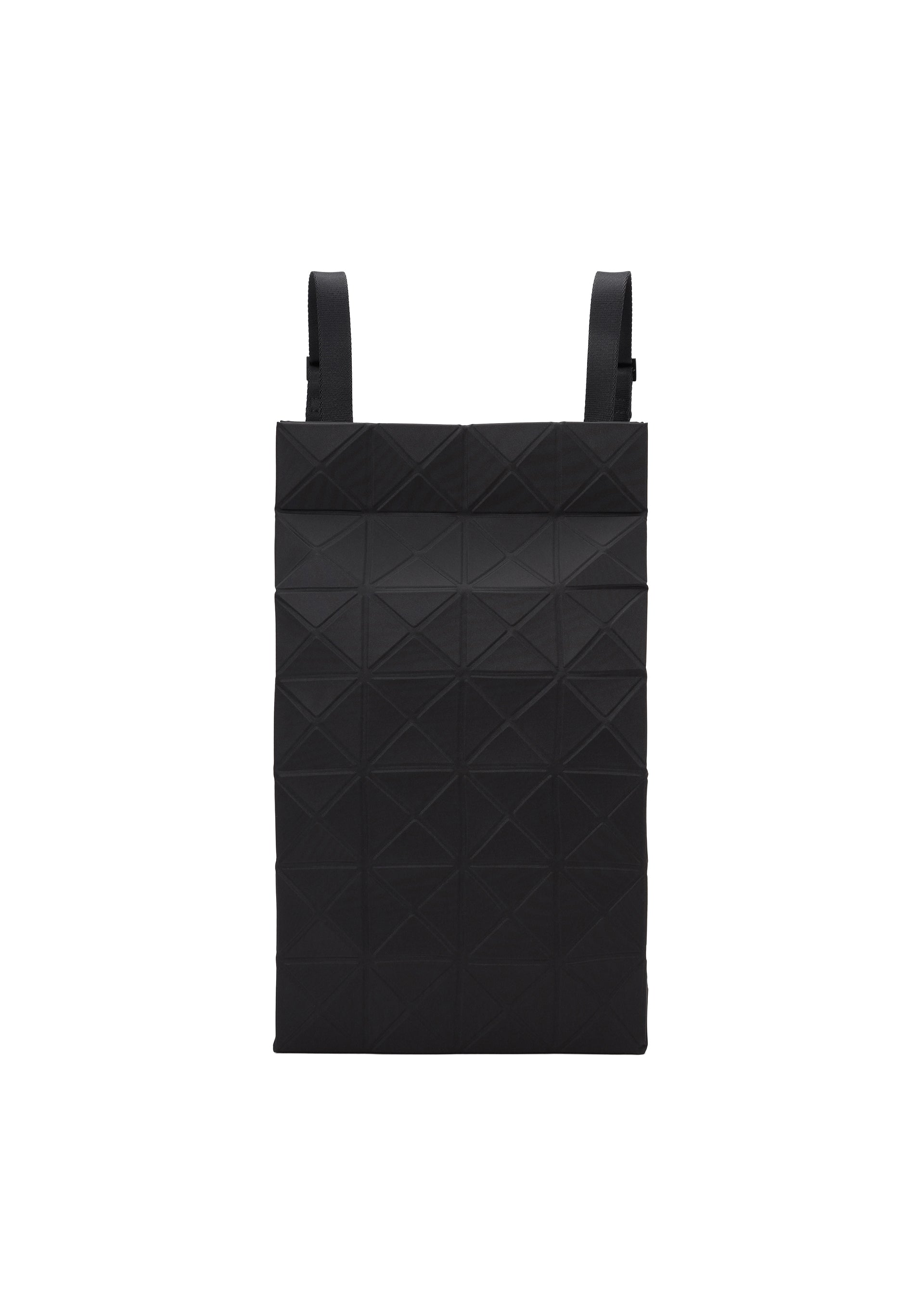 A detail shot of the BAO BAO ISSEY MIYAKE TRACK backpack.