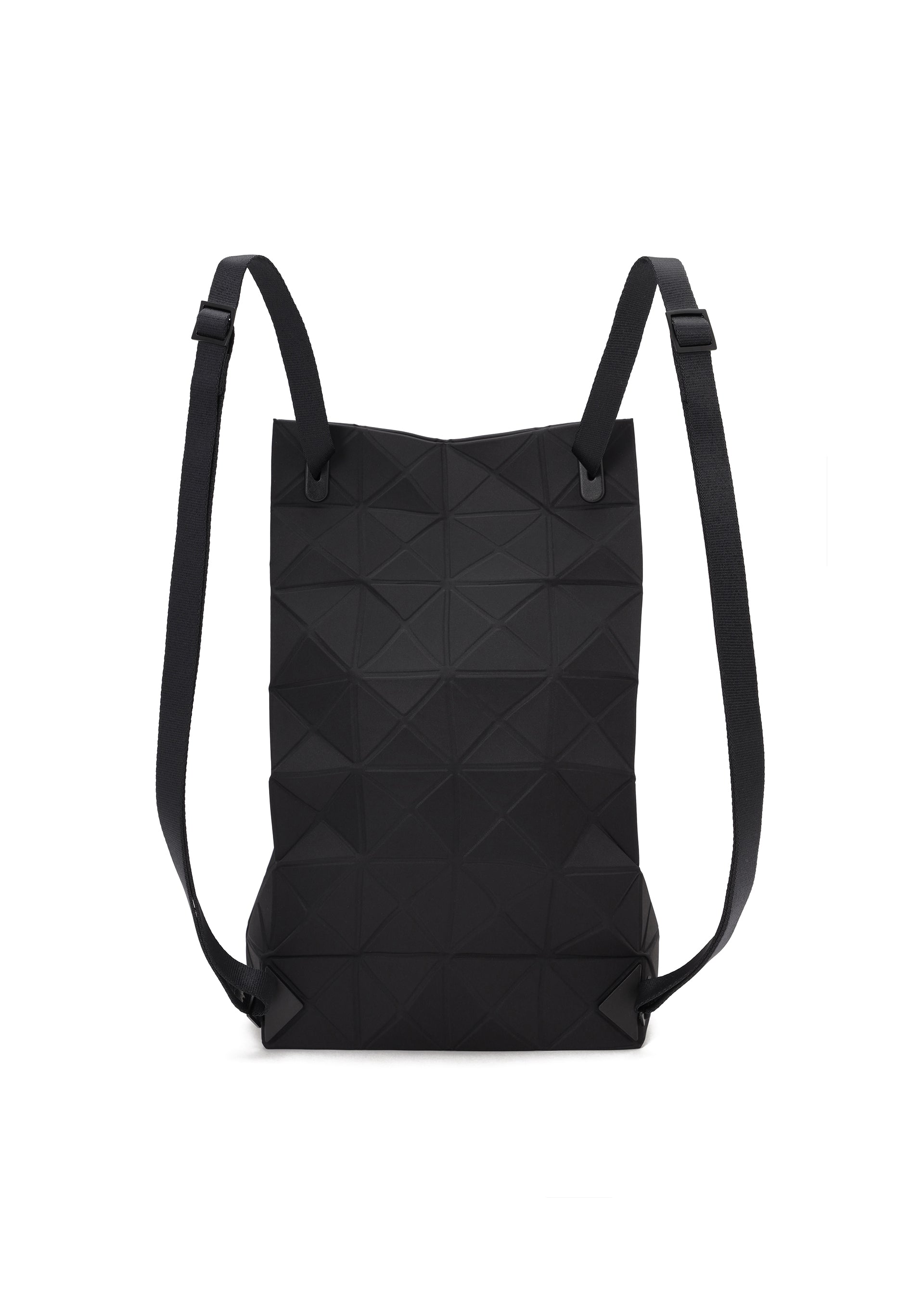 A detail shot of the BAO BAO ISSEY MIYAKE TRACK backpack.