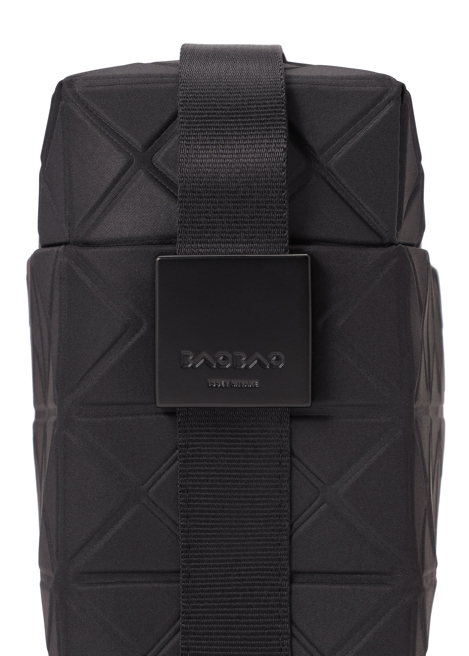A detail shot of the BAO BAO ISSEY MIYAKE TRACK shoulder bag.