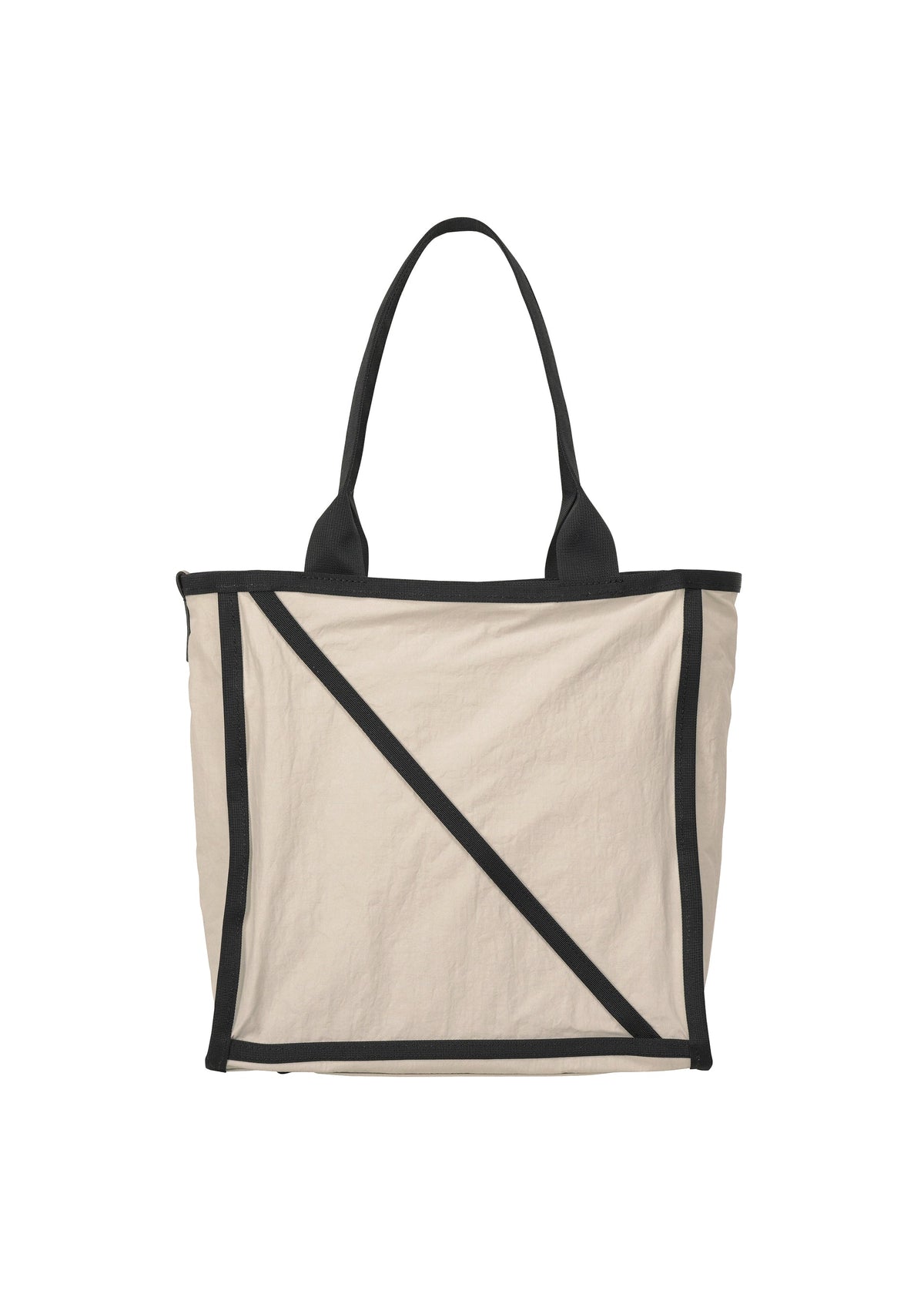 A product shot of the GOOD GOODS ISSEY MIYAKE WAKU bag in light grey (11).