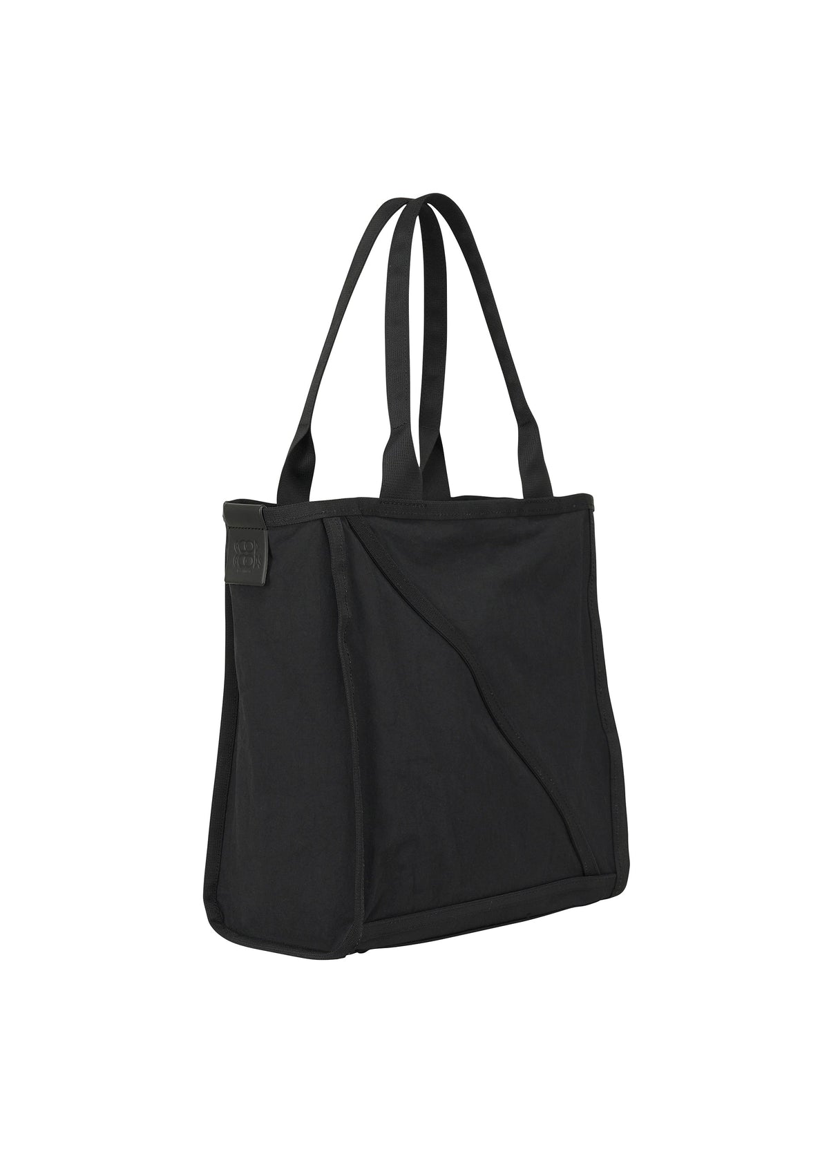 A detail shot of the GOOD GOODS ISSEY MIYAKE WAKU bag.