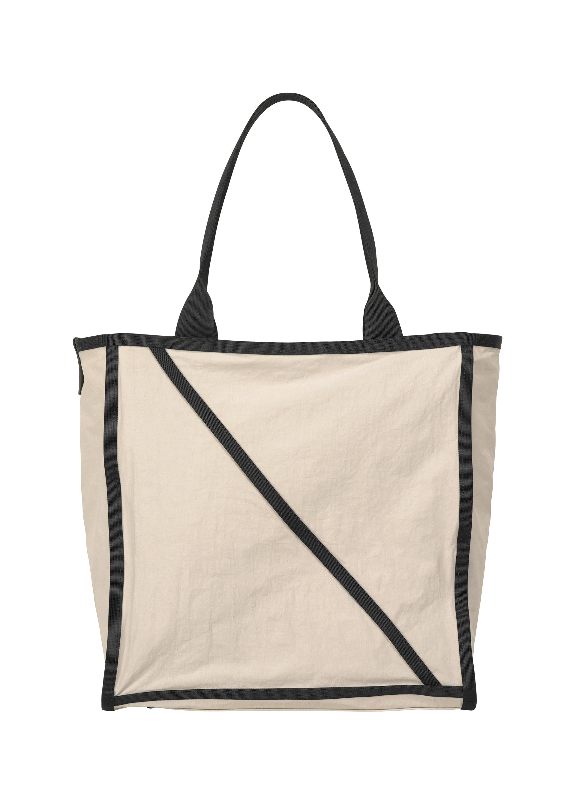 A product shot of the GOOD GOODS ISSEY MIYAKE WAKU bag in light grey (11).