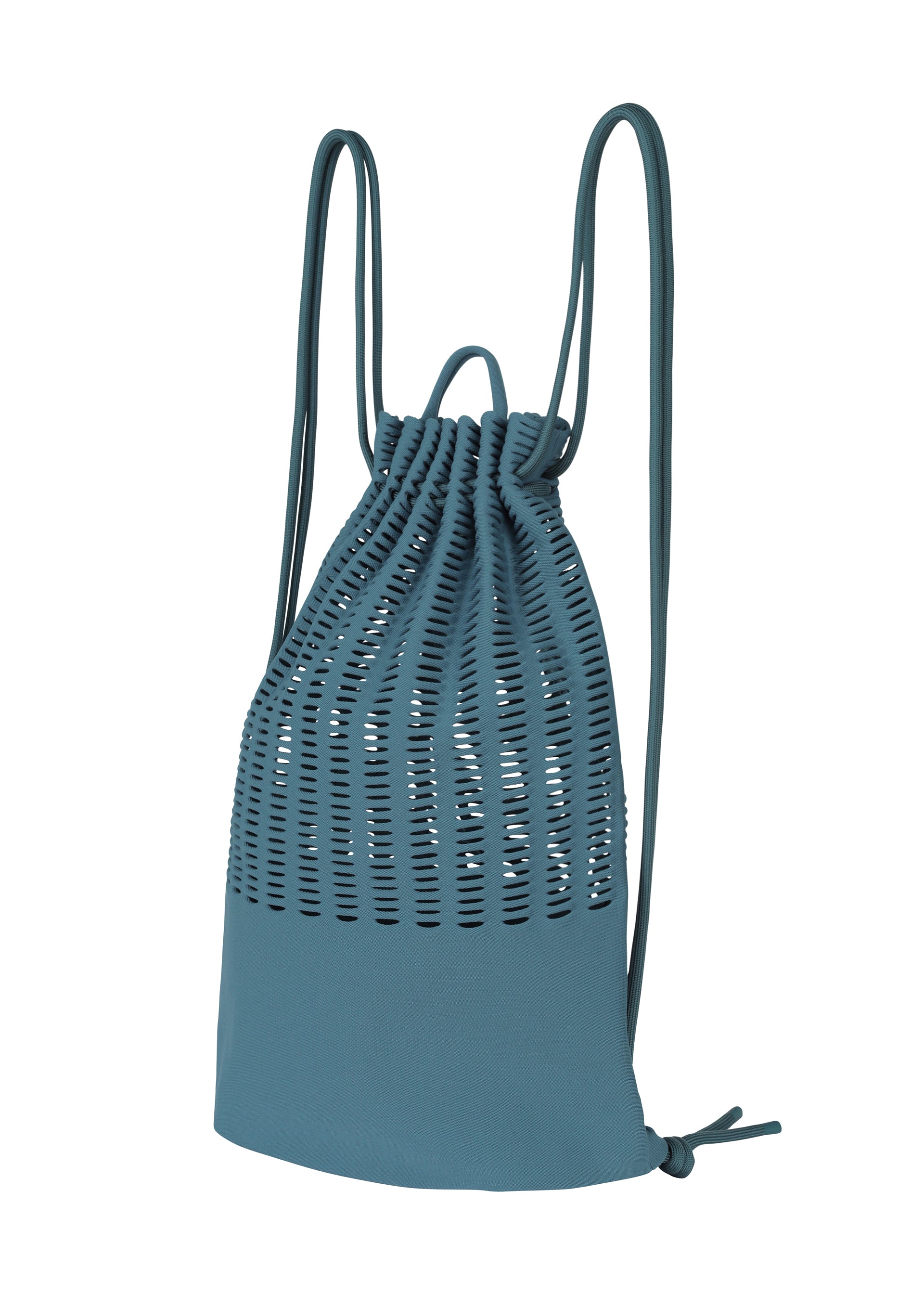 A product shot of the GOOD GOODS ISSEY MIYAKE MOKKO KNAPSACK bag in shadow blue (78).