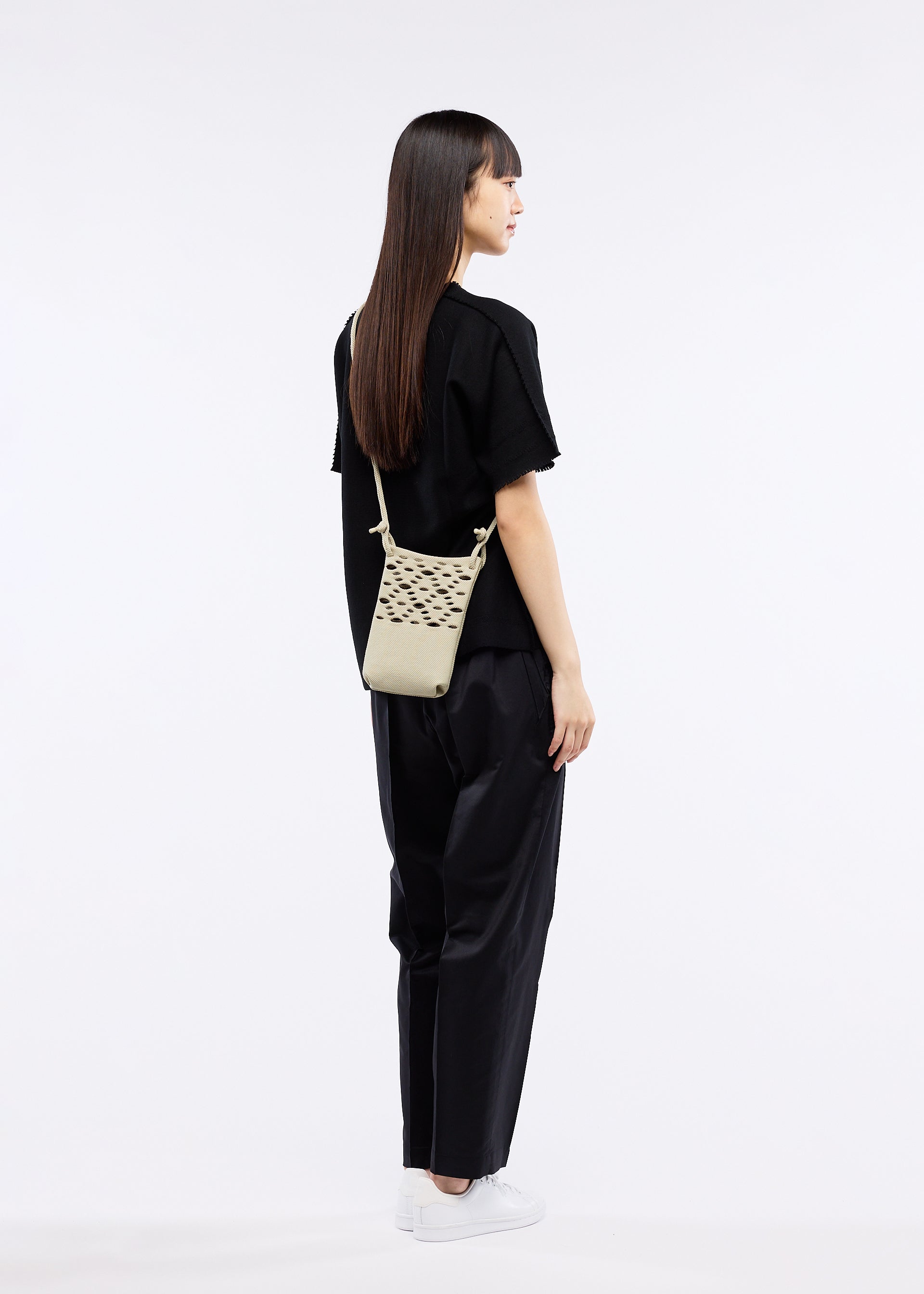 MOKKO BASKET Bag Black x Brown
