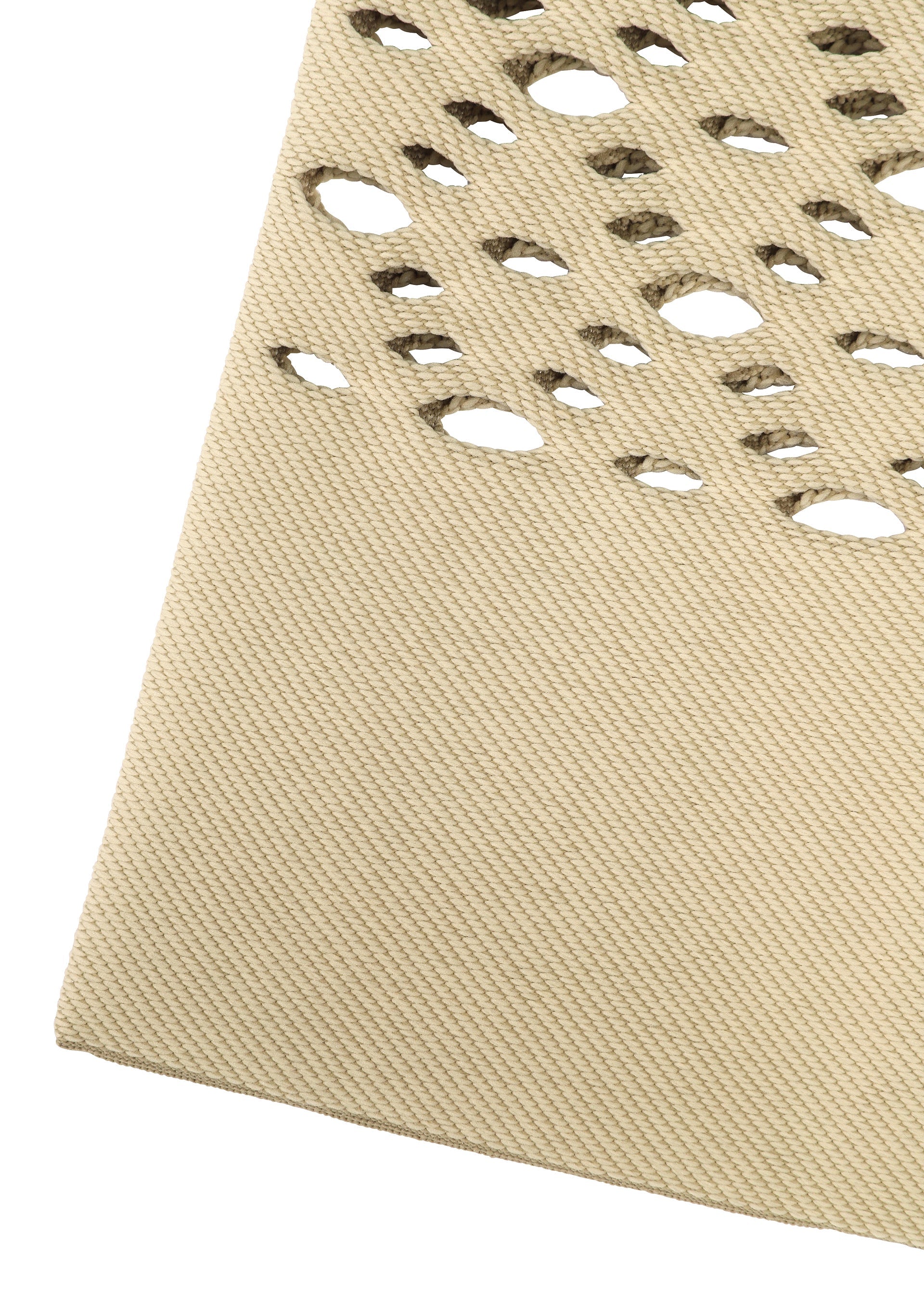 A detail shot of the GOOD GOODS ISSEY MIYAKE MOKKO BASKET bag.