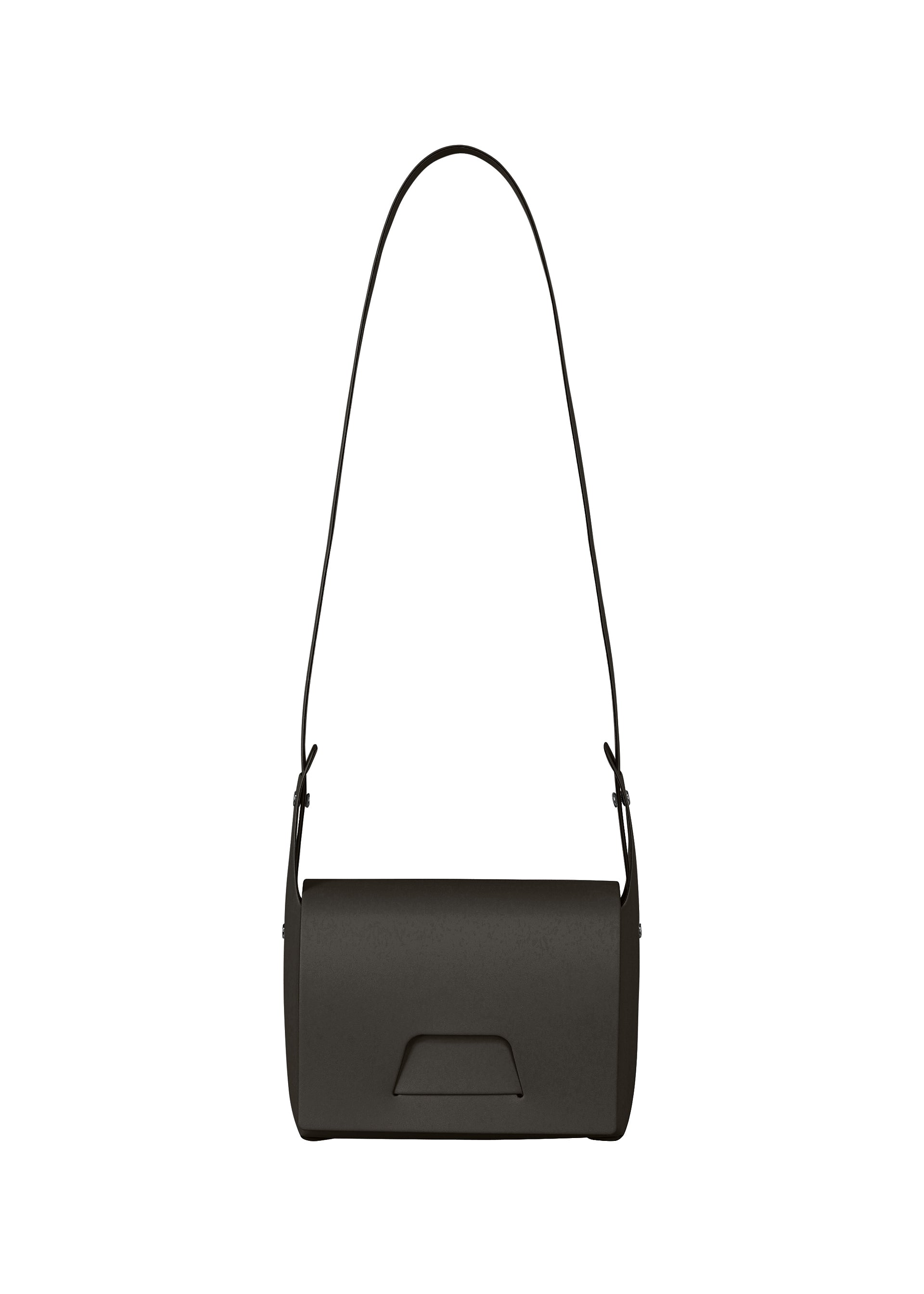 issey miyake レザー　ハンドバッグ　archive VALLEY Hand Bag Matte Black – The official ISSEY MIYAKE ONLINE