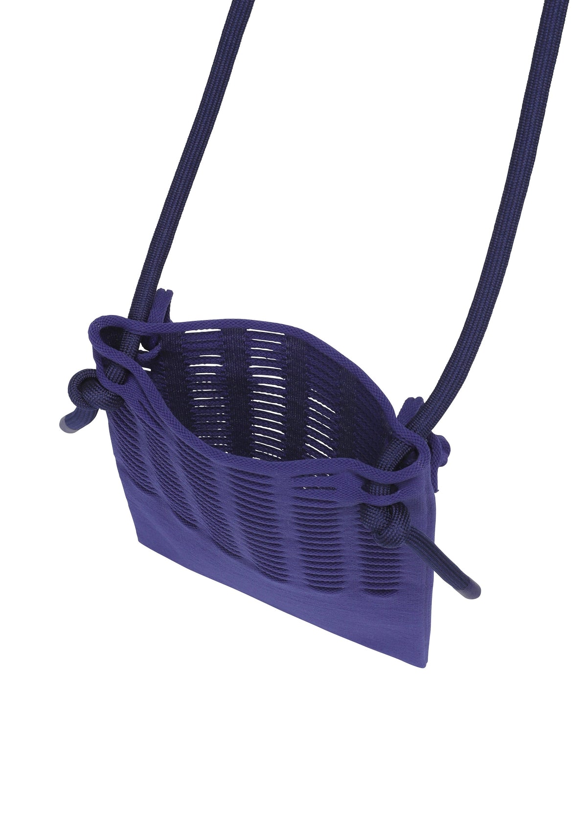 A detail shot of the GOOD GOODS ISSEY MIYAKE MOKKO KNAPSACK bag.