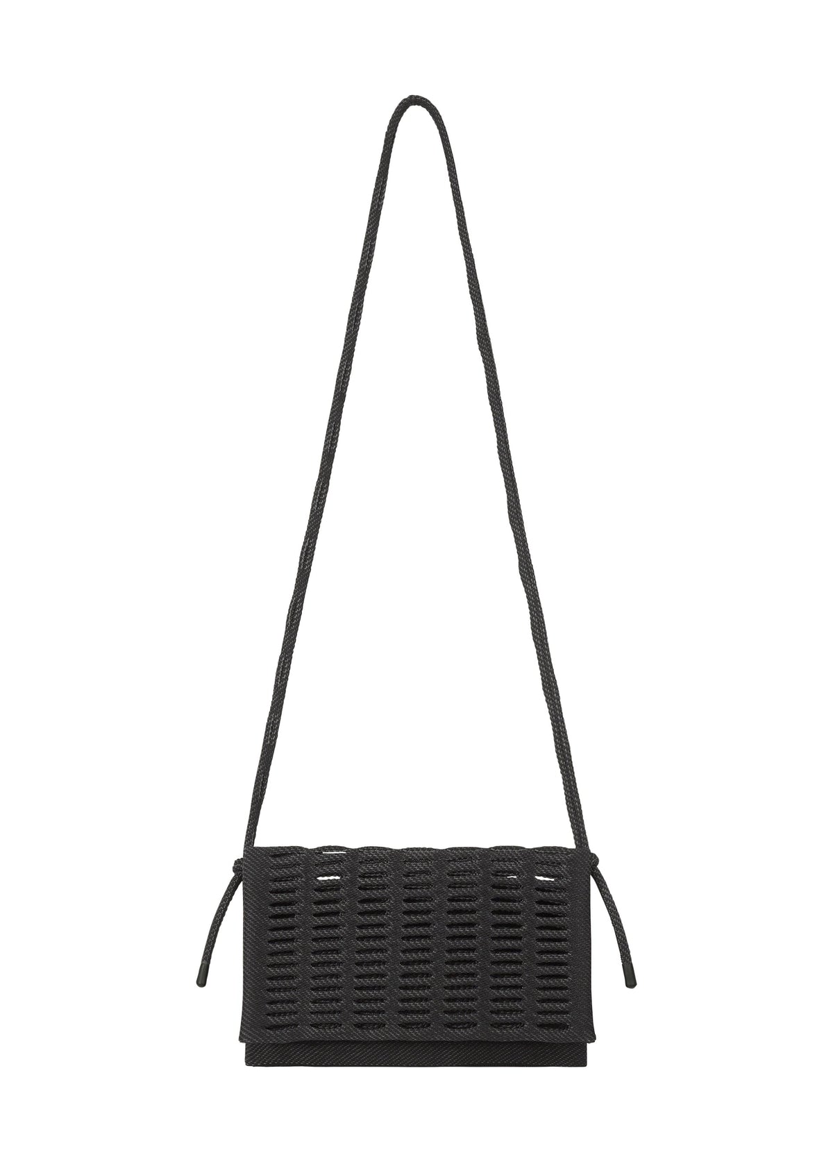 A product shot of the GOOD GOODS ISSEY MIYAKE MOKKO TWILL bag in black x grey (19).