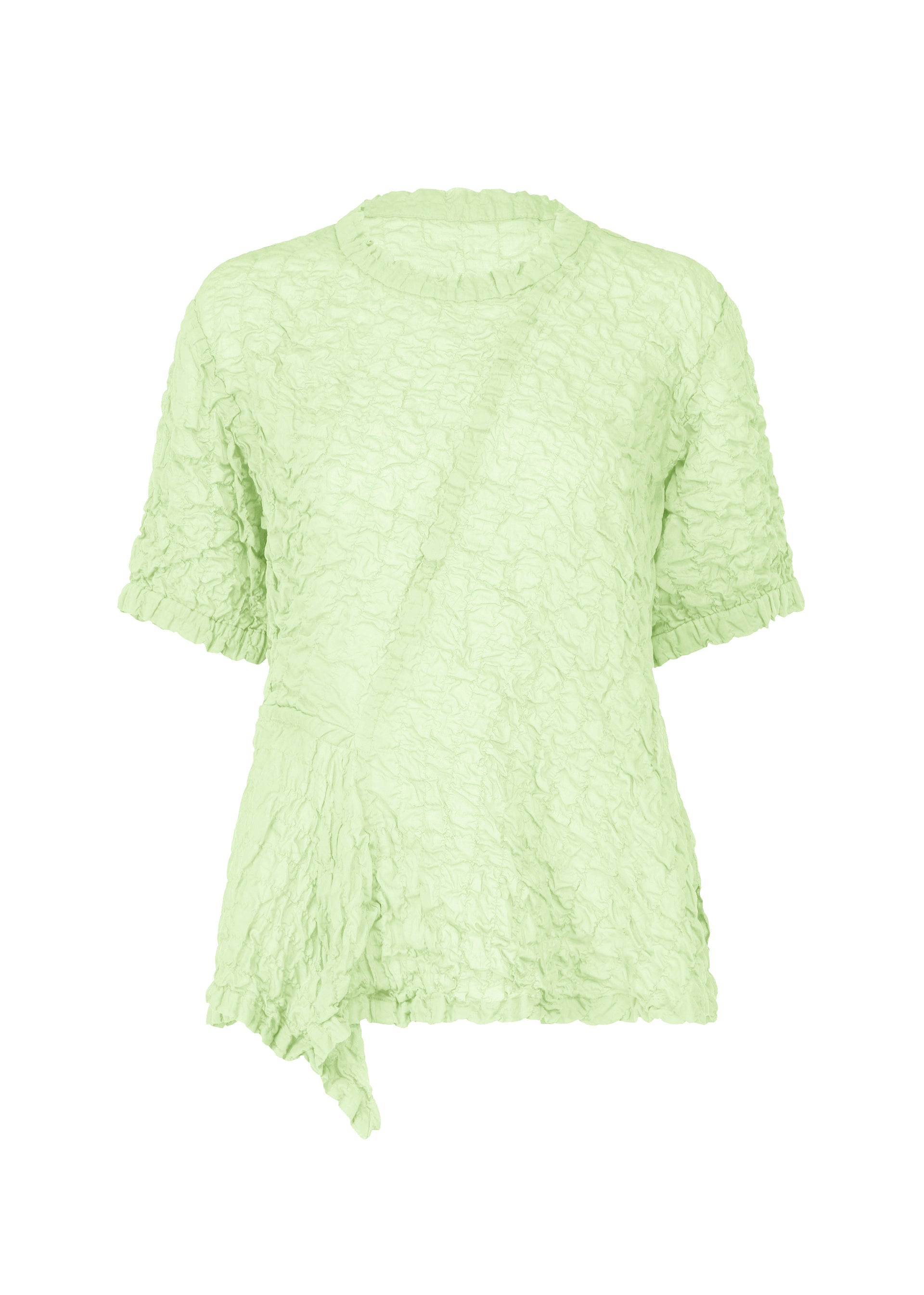 A product shot of the HAAT KUMO shirt in pale green (63).