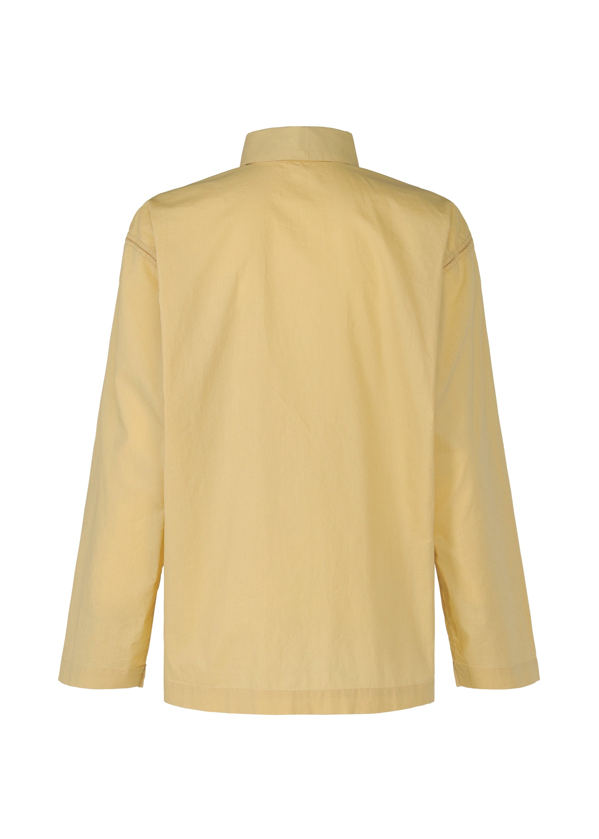 A detail shot of the HAAT BABY JALI shirt.